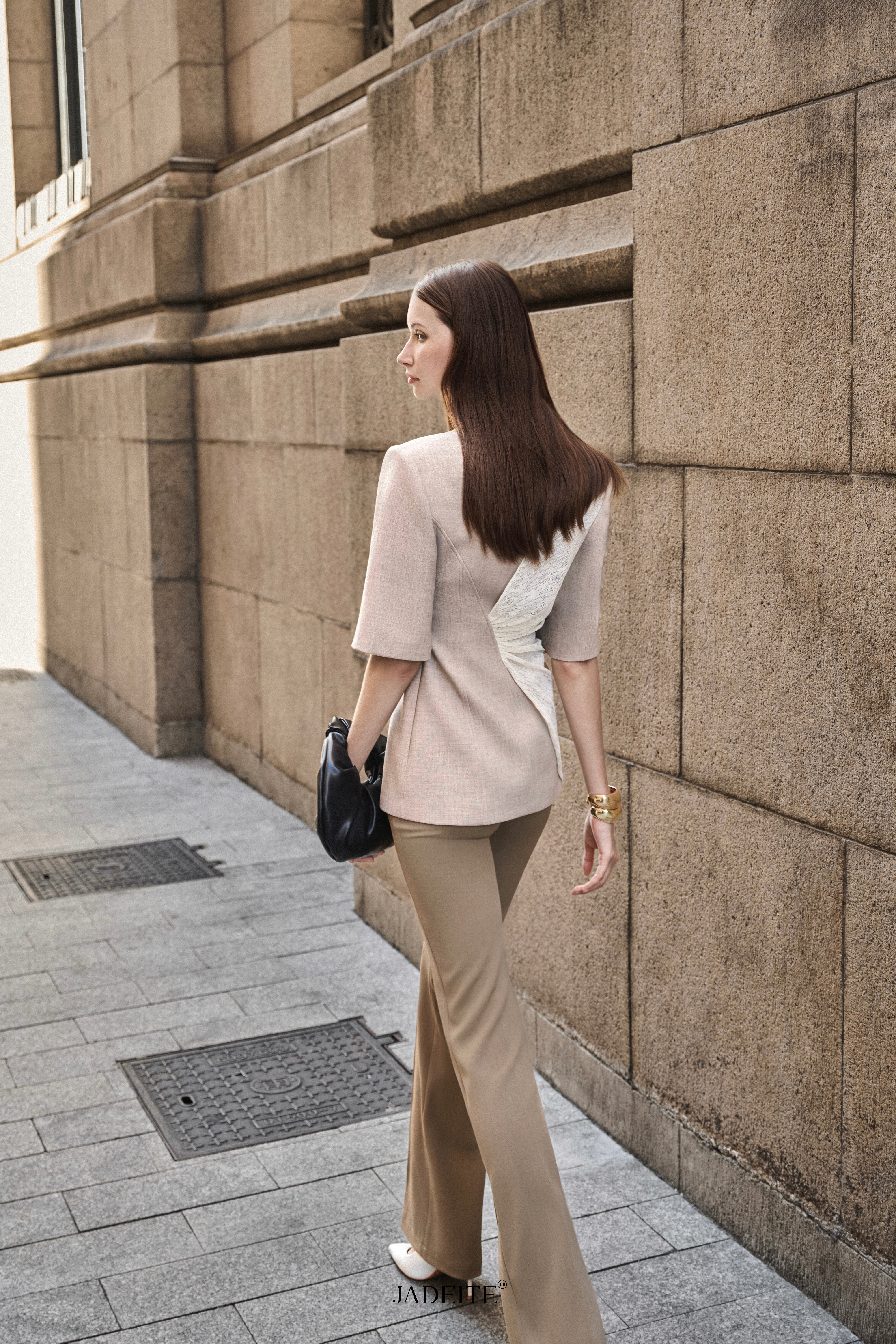 Sandstone Wrap Top x Olive Mist Pants