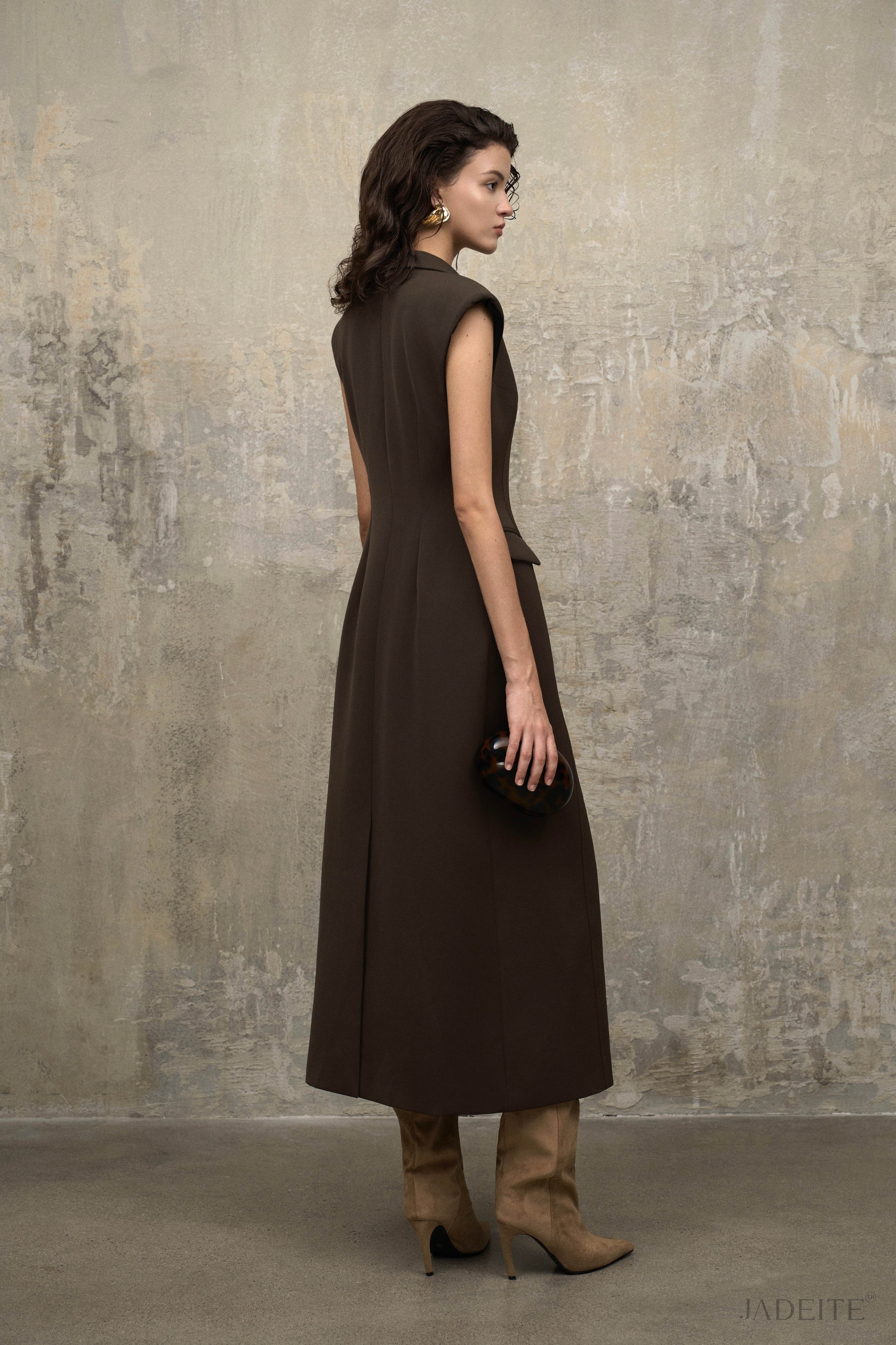 Earthline Shoulder Vest Coat