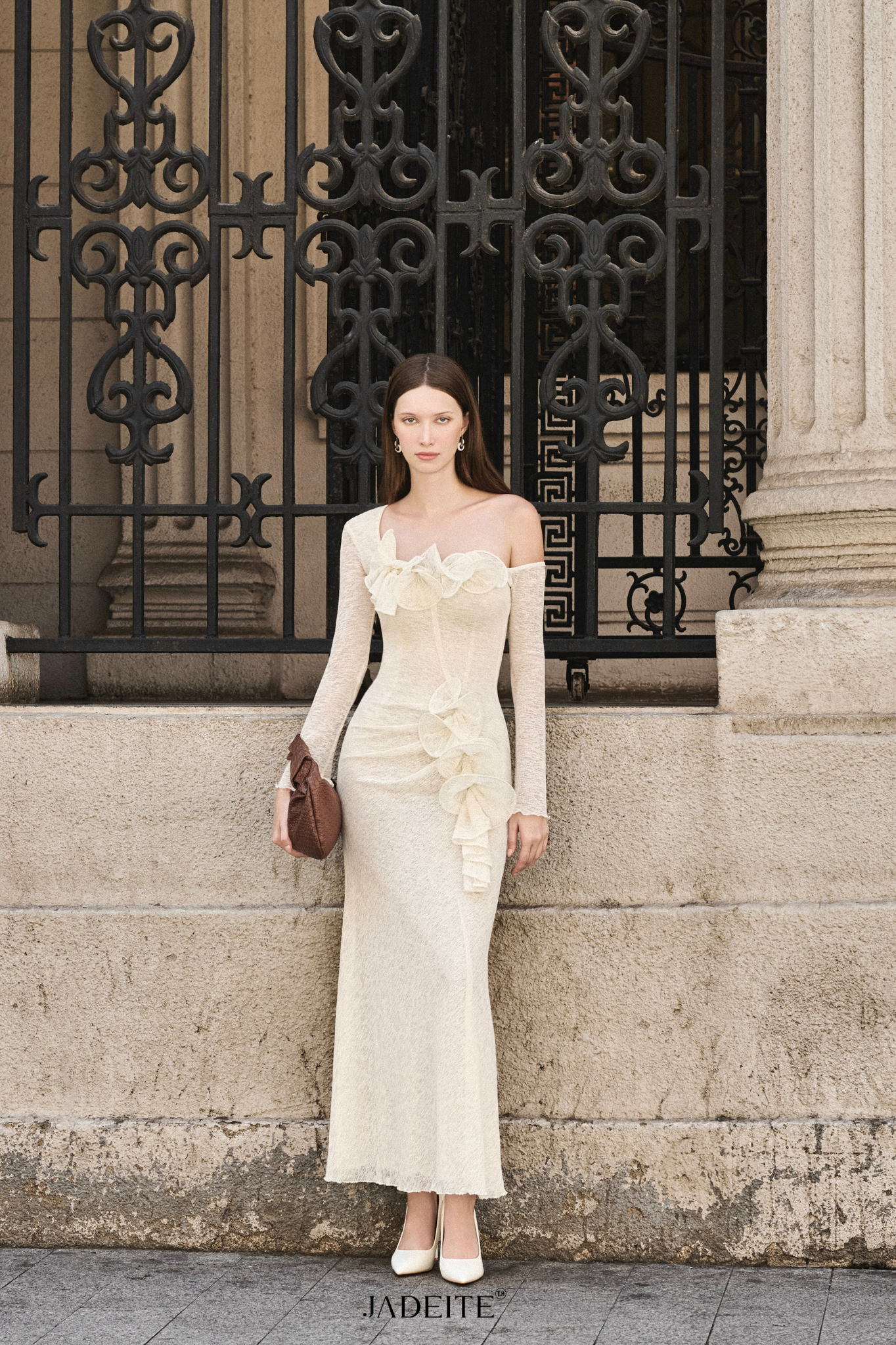 Silent Ivory Bloom Dress