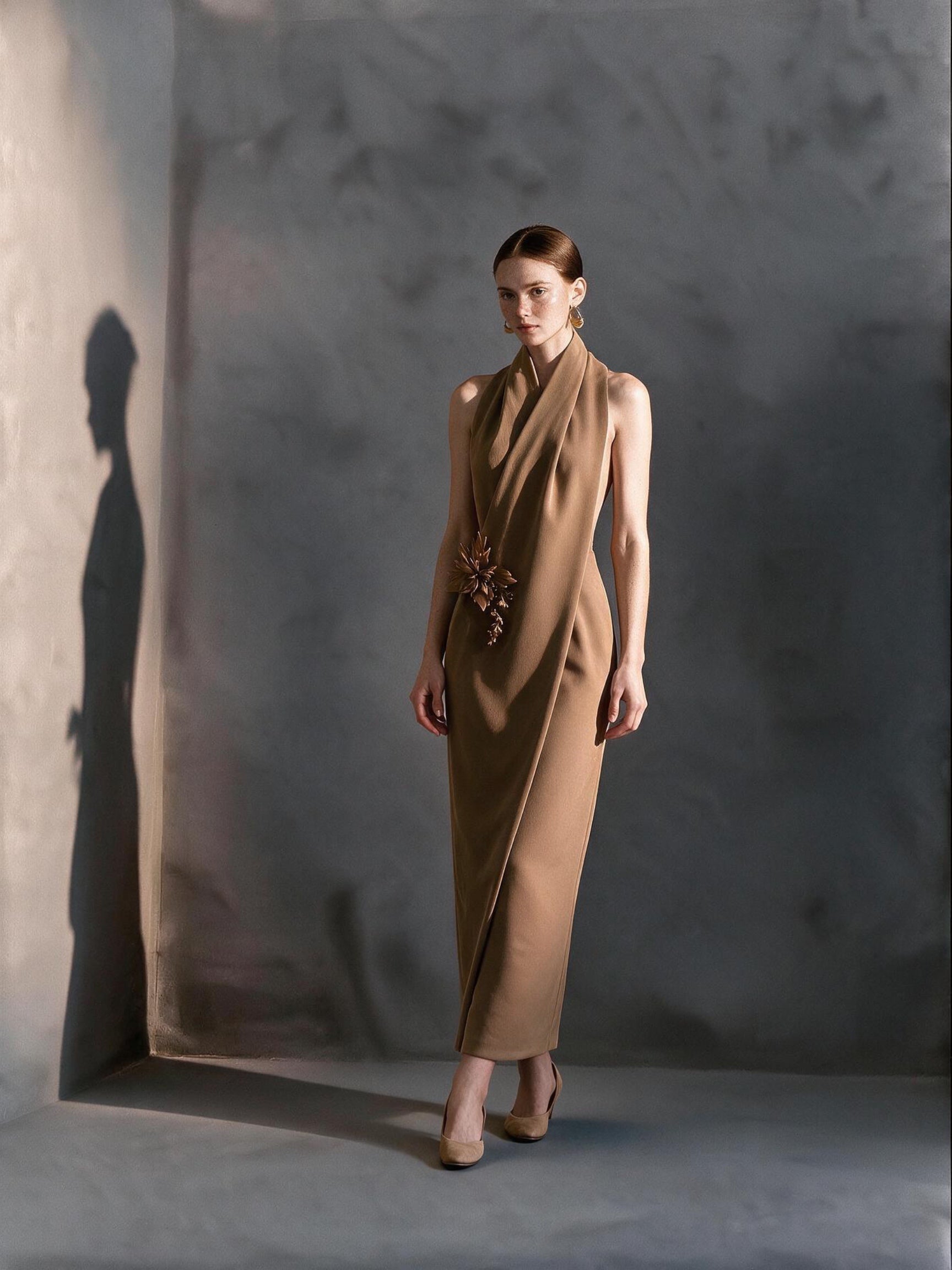 AMBRA Draped Dress