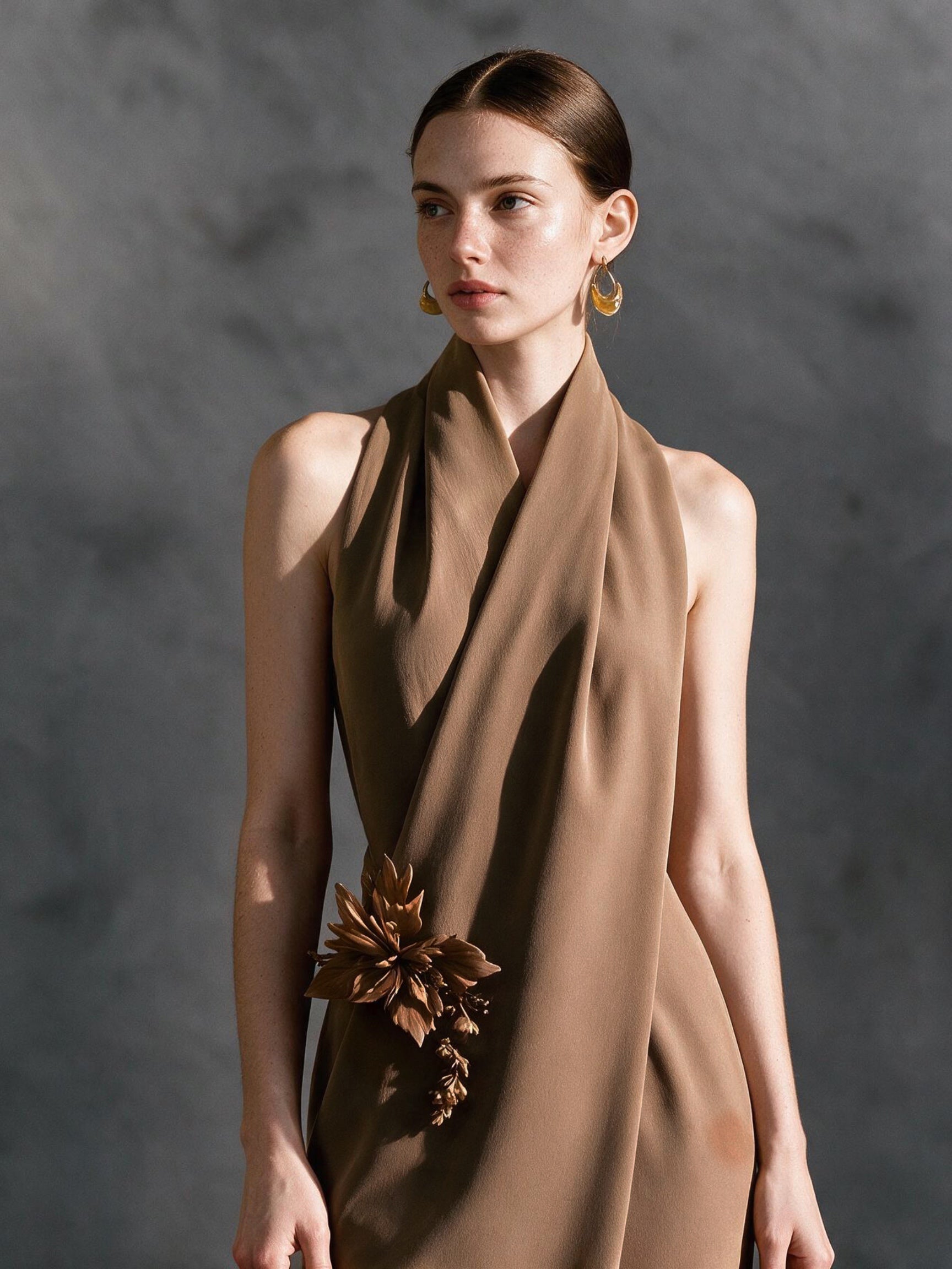 AMBRA Draped Dress