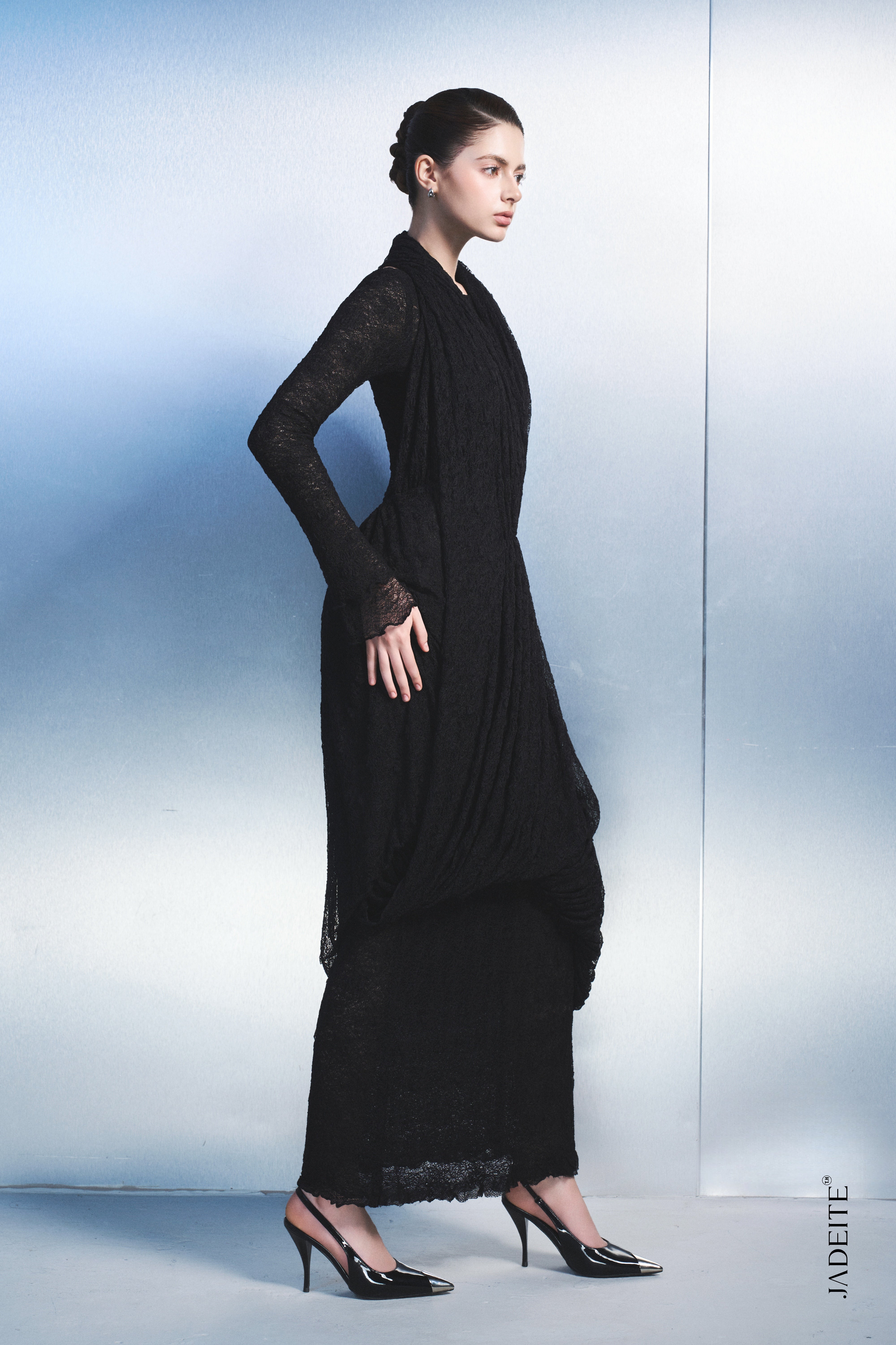 Arian Black Dress x Body Black Long-dress