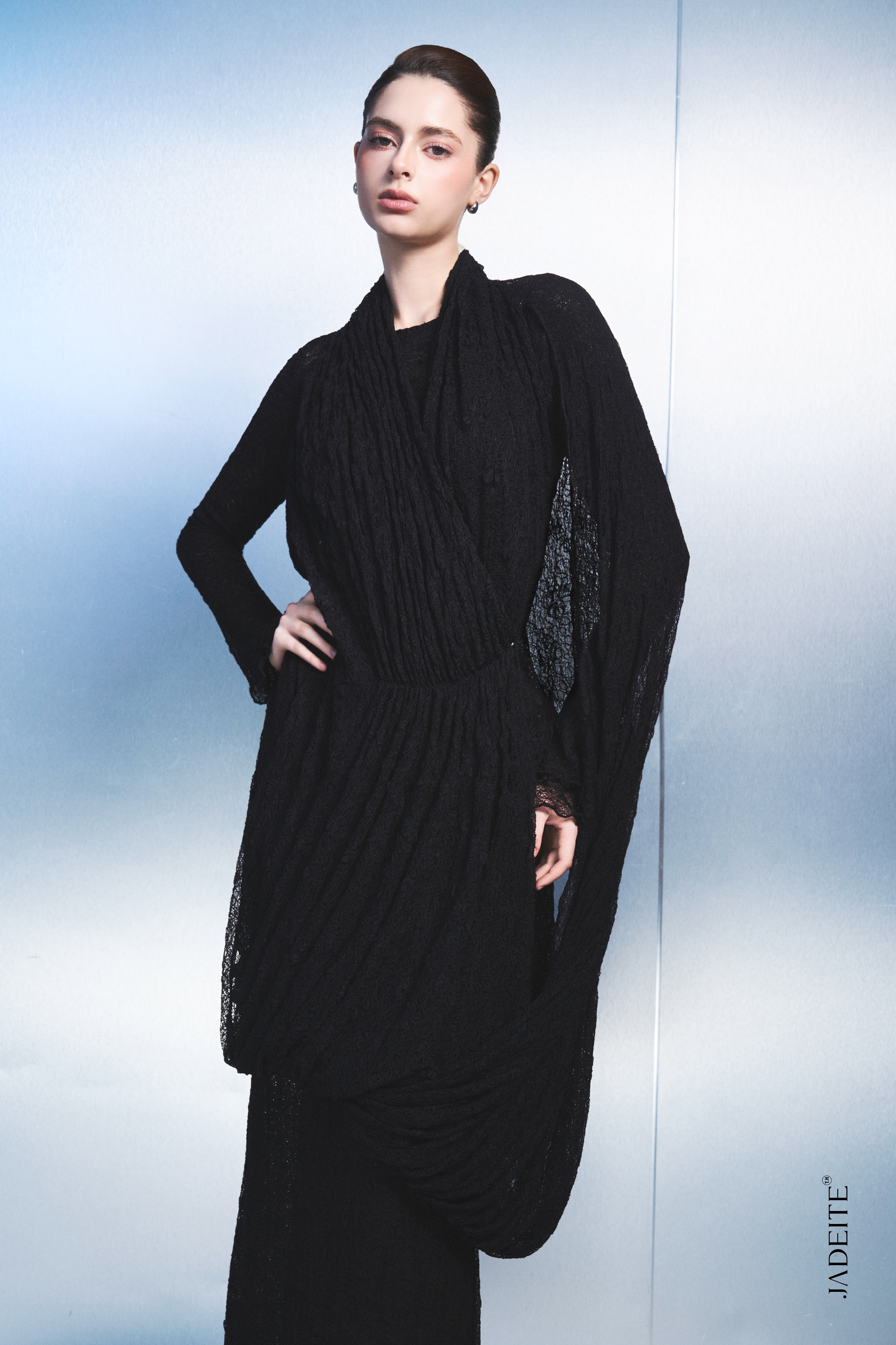 Arian Black Dress x Body Black Long-dress