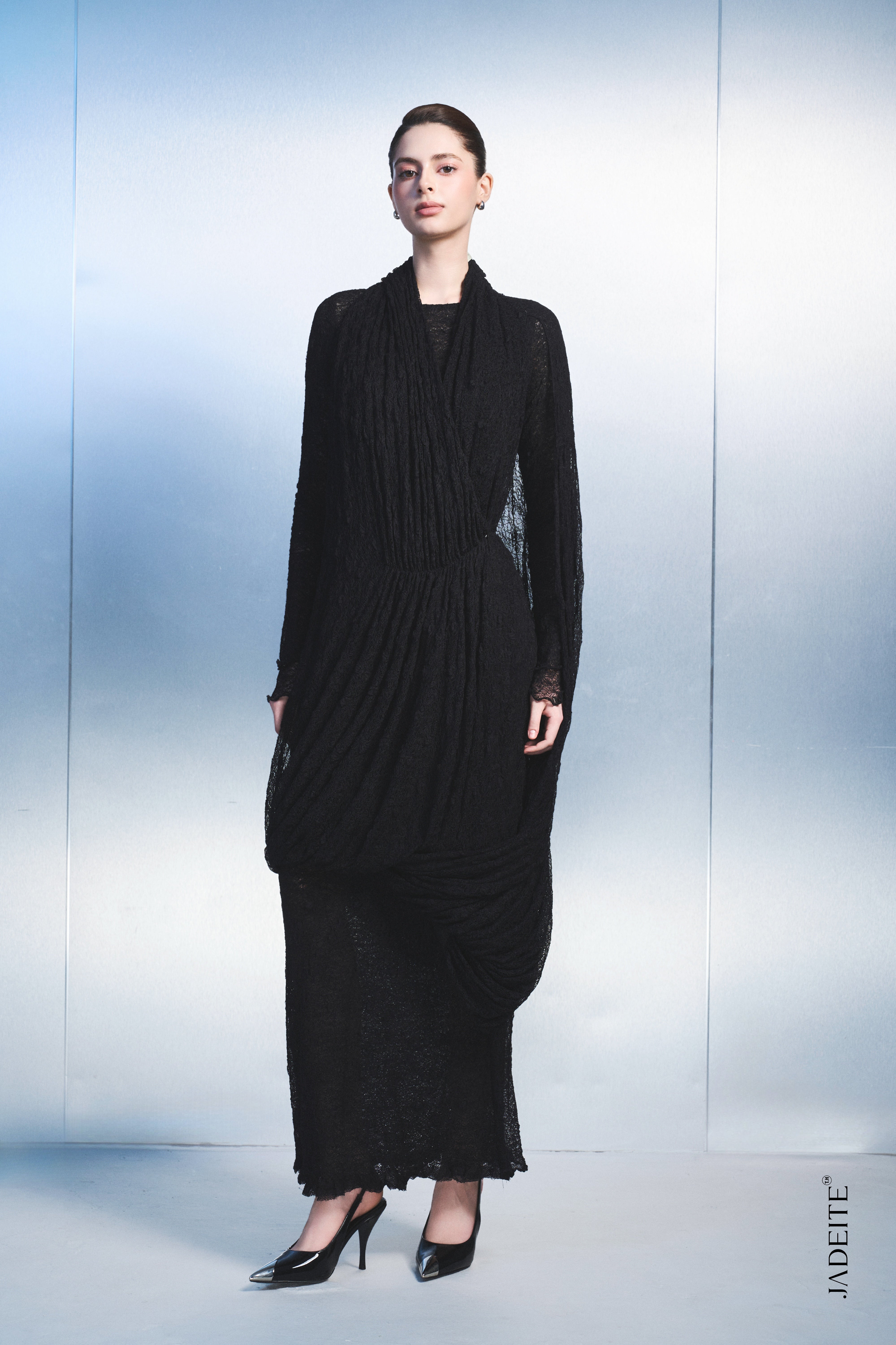 Arian Black Dress x Body Black Long-dress