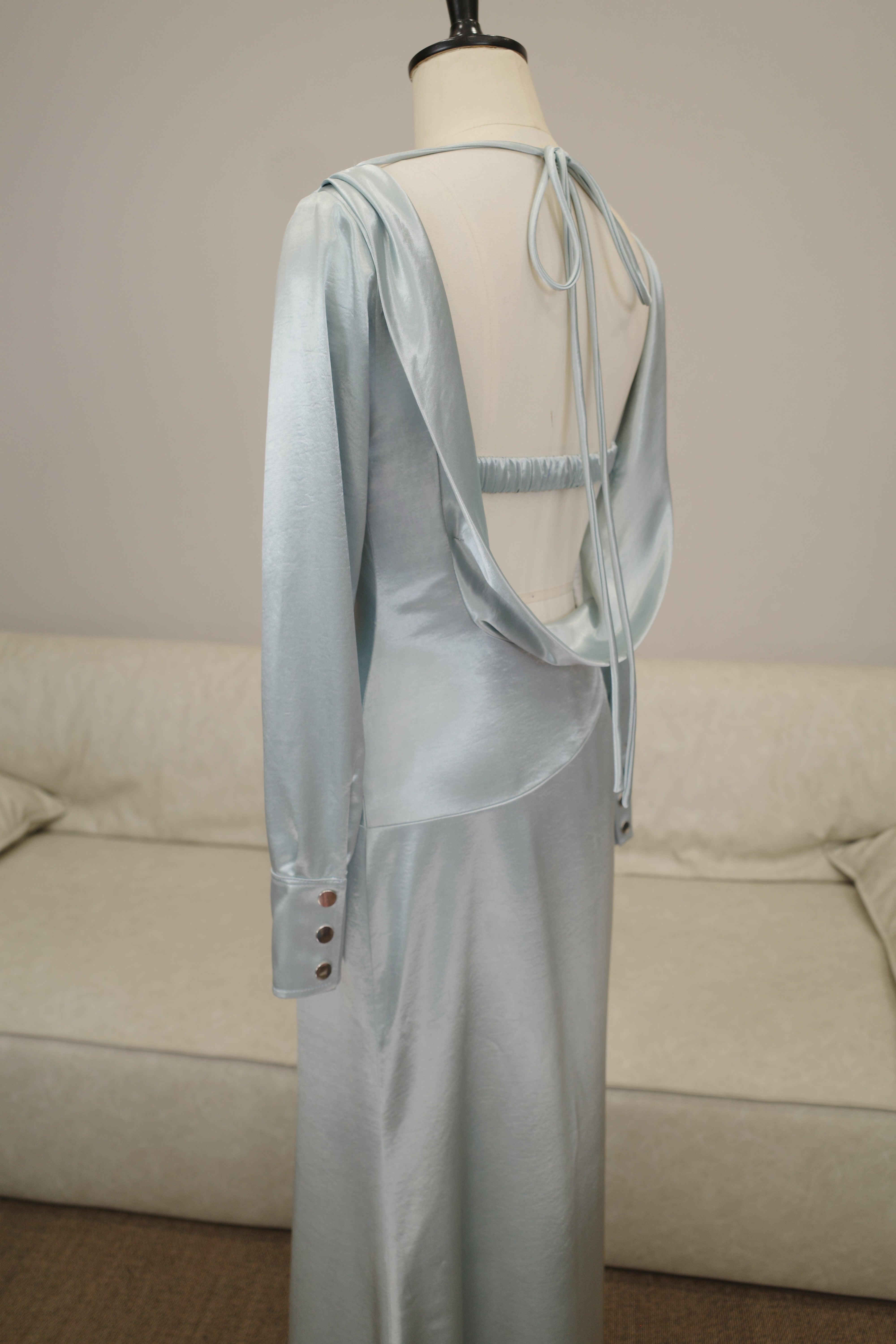 ALBA B Draped Dress