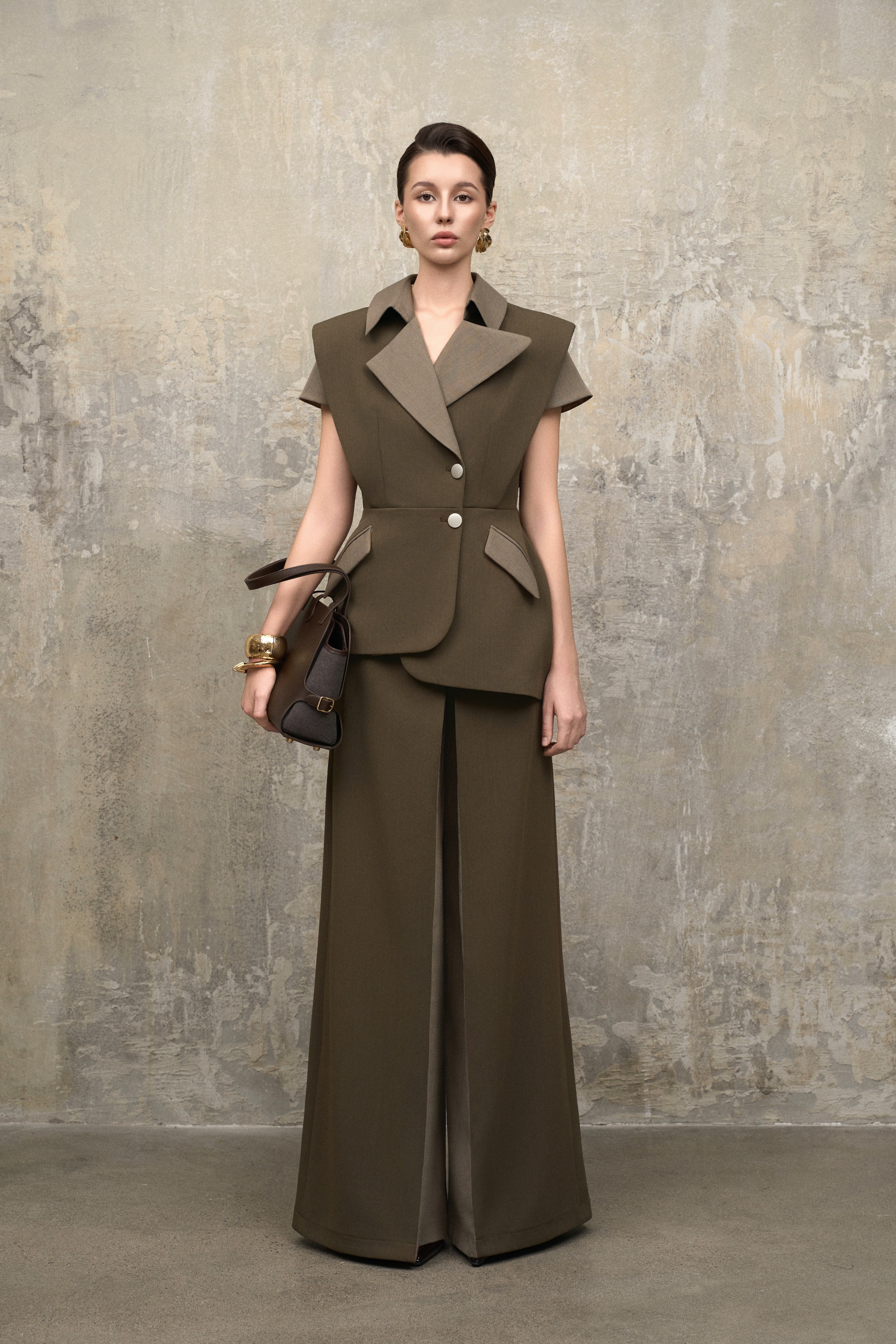 Structure Moss 2-Side Gilet Vest x Moss 2-Side Pants