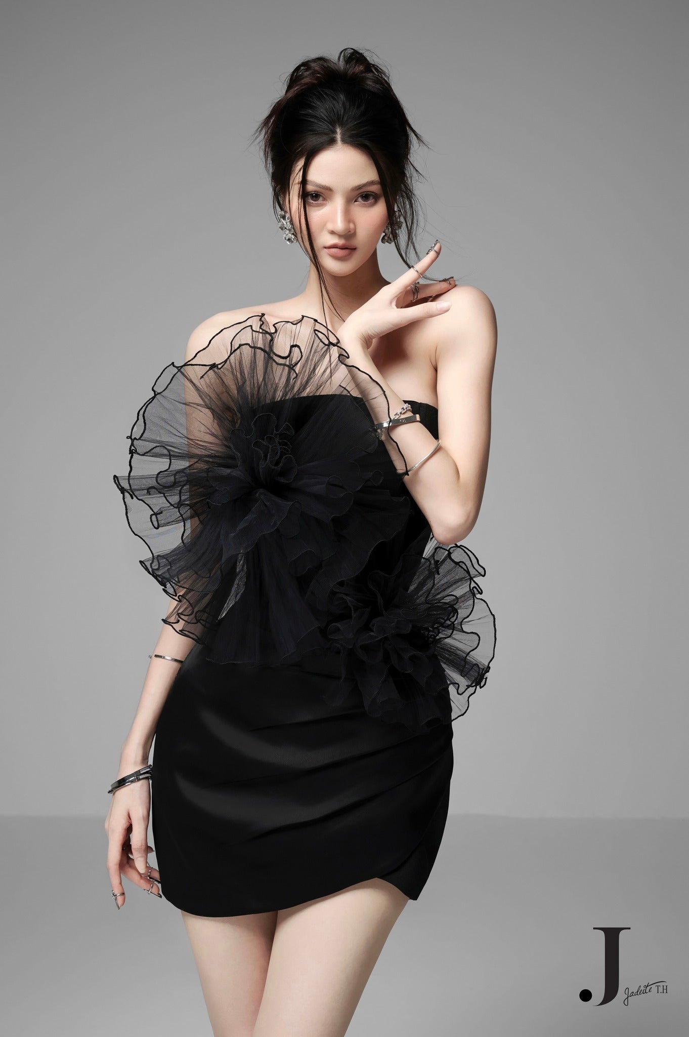 ROSE FLOWER DRESS