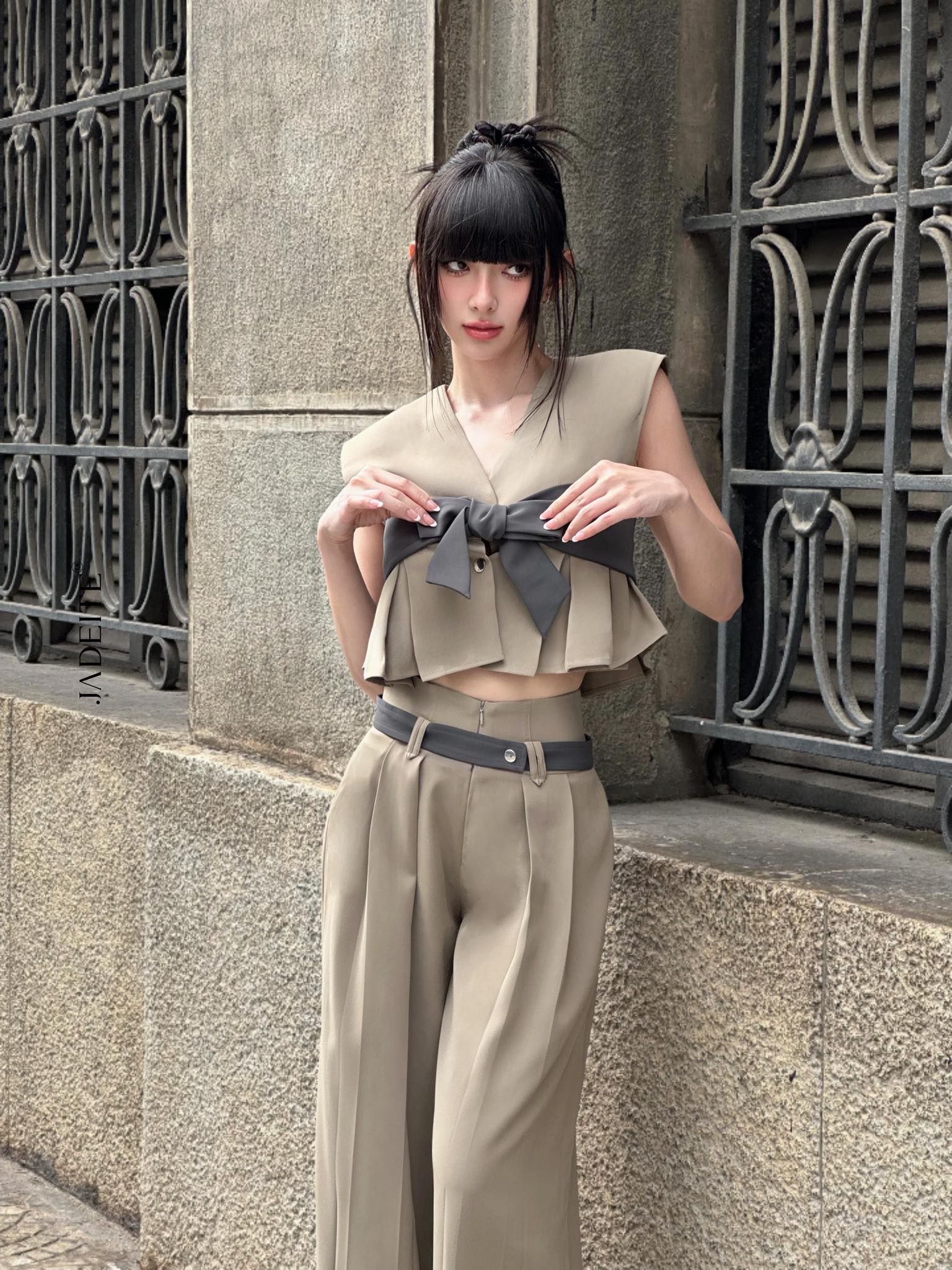 Vie Moss Top x Vie Moss Pants