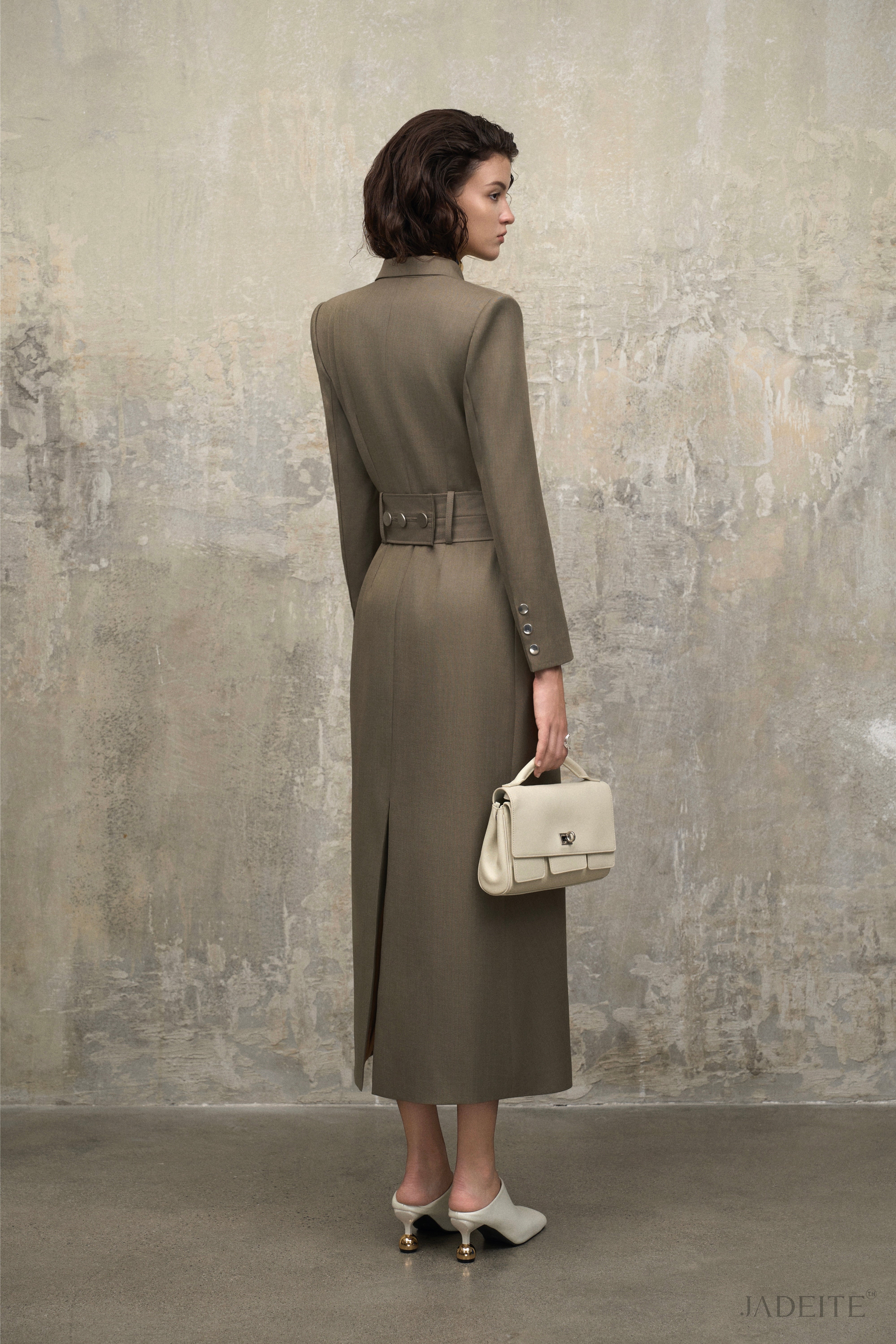 Sela Ash Grey Dress Blazer