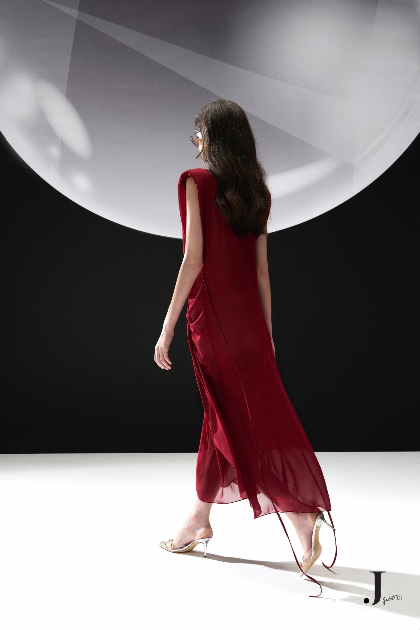 Butterfly R Chiffon Dress - Jadeiteth