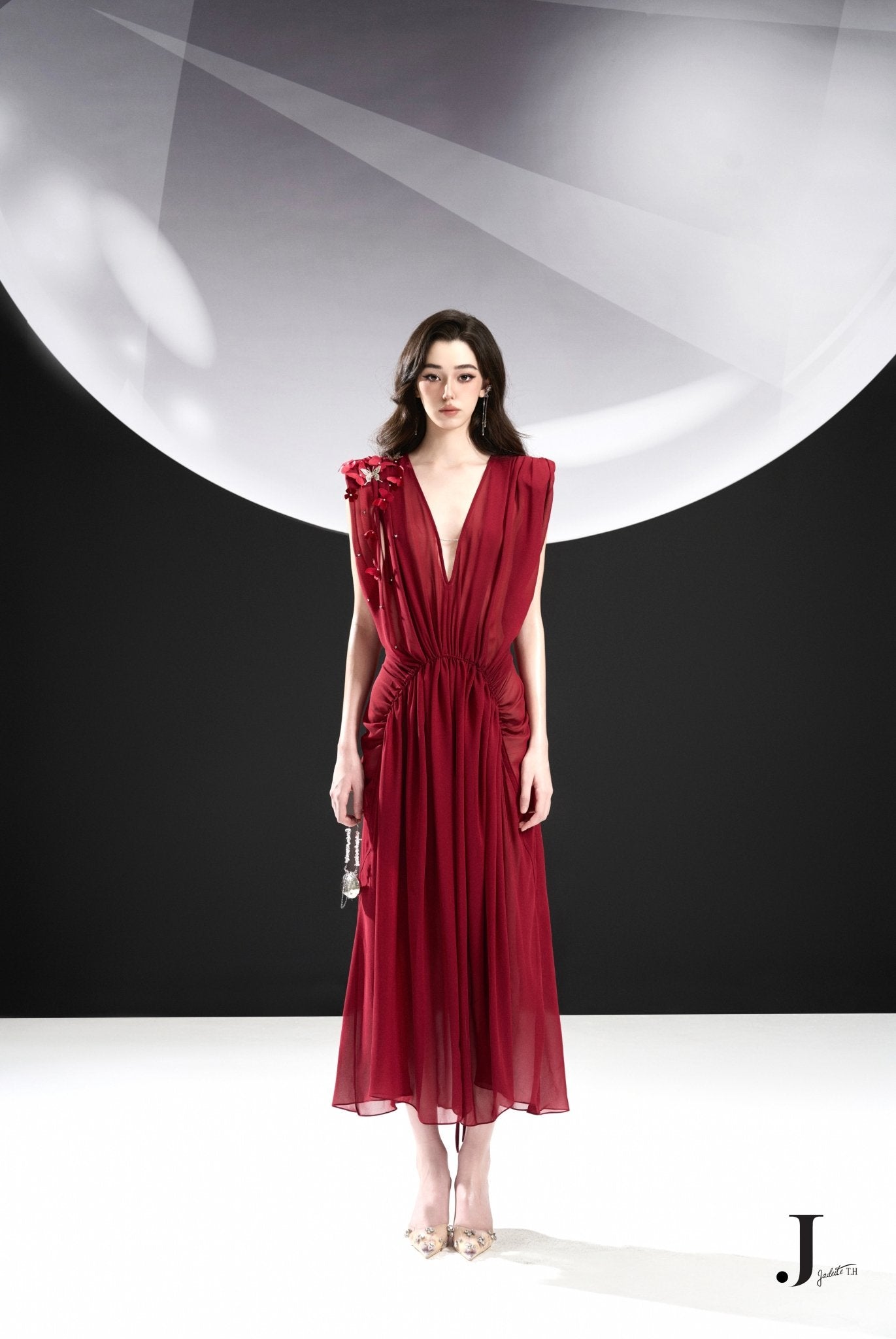 Butterfly R Chiffon Dress - Jadeiteth