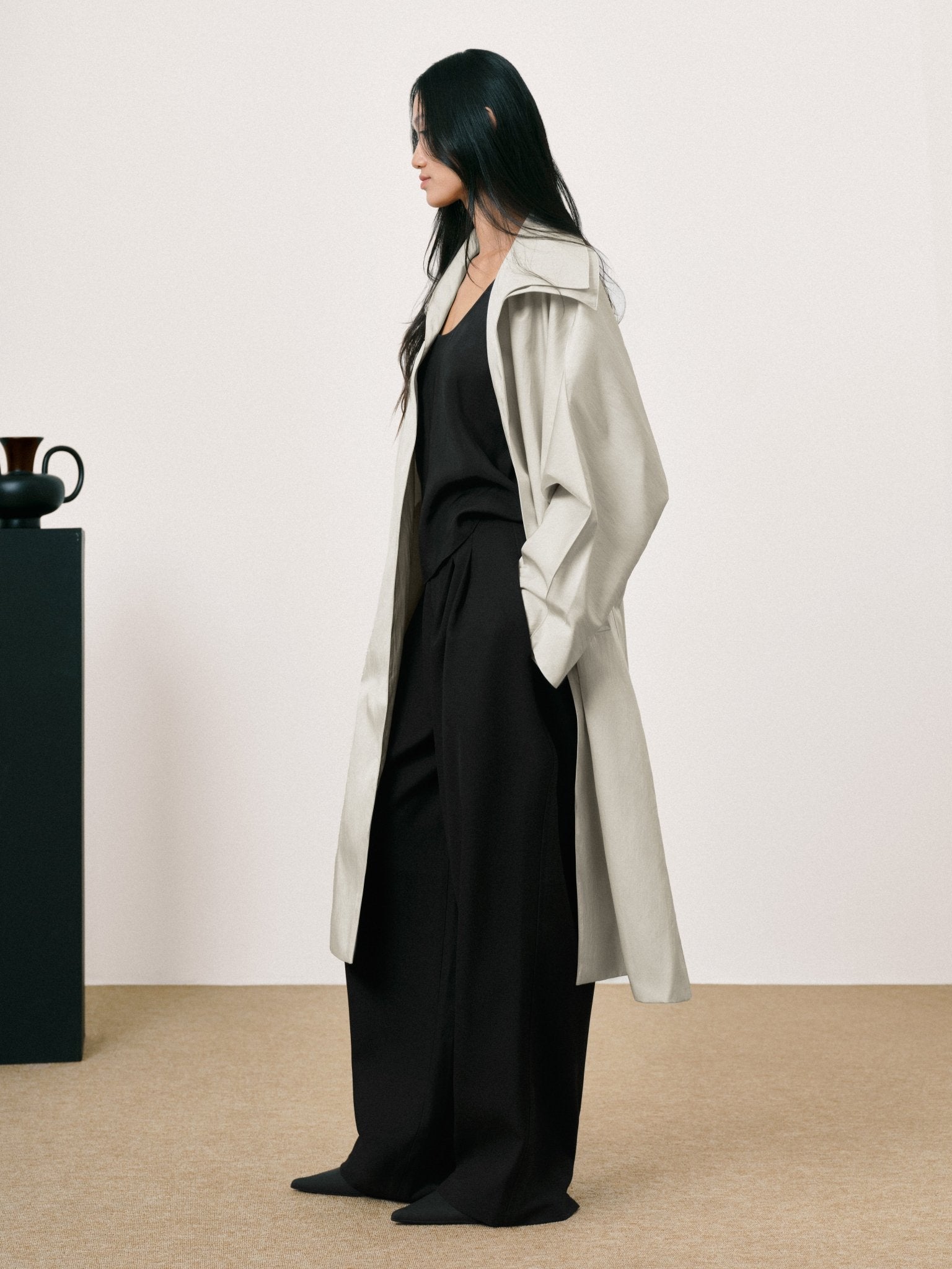 Double Collar Coat - Jadeiteth