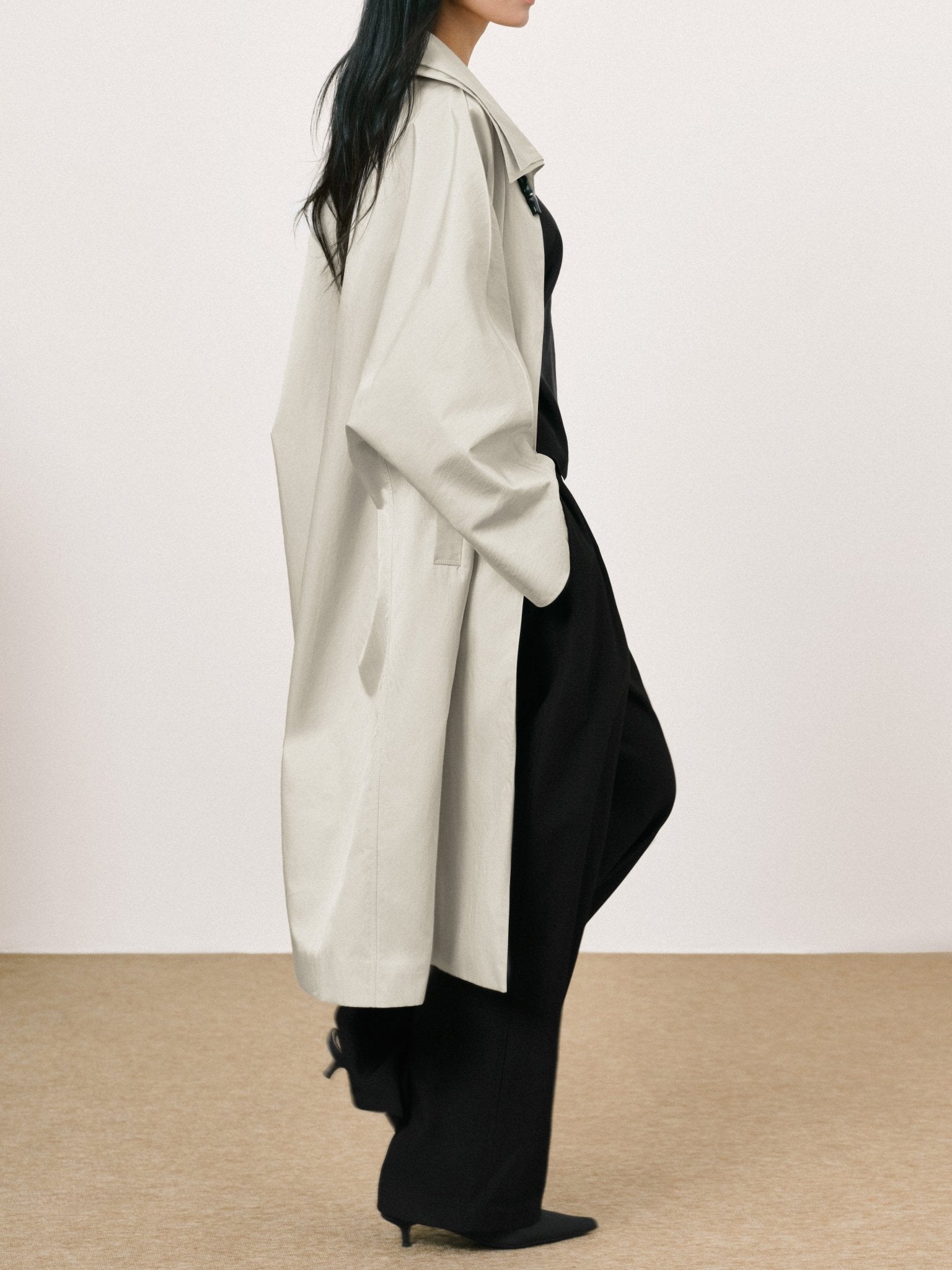 Double Collar Coat - Jadeiteth