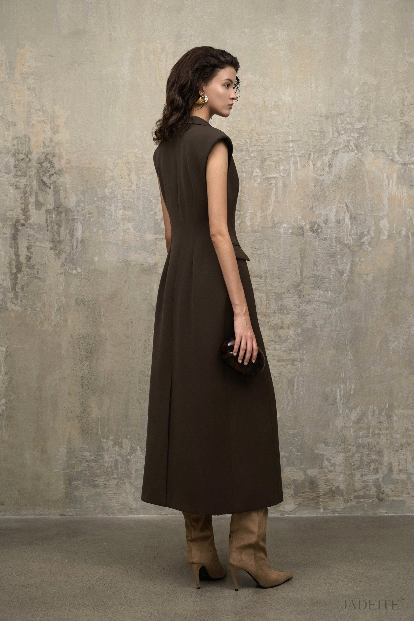 Earthline Shoulder Vest Coat - Jadeiteth