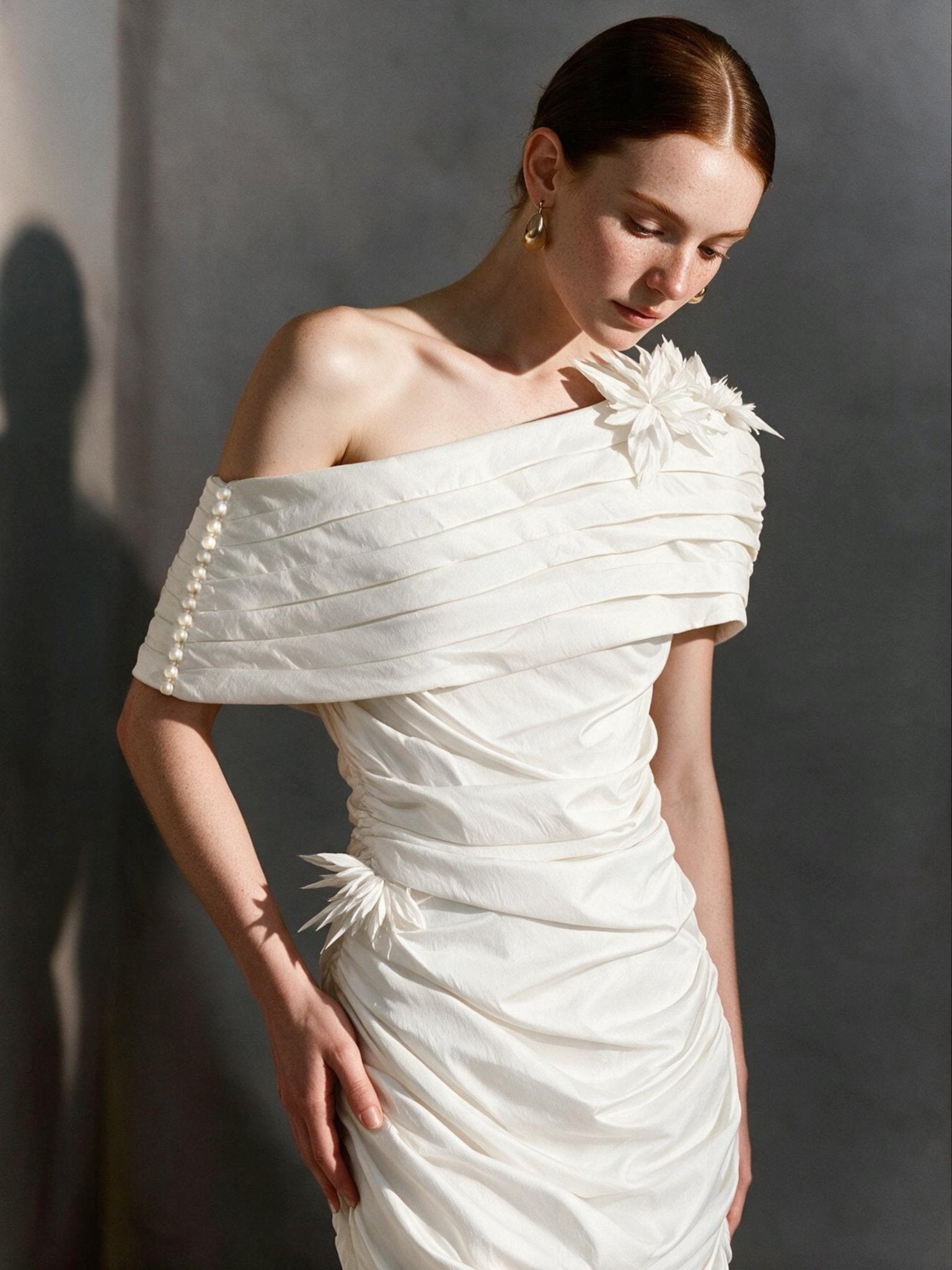 ELYSIA Draped Dress - Jadeiteth