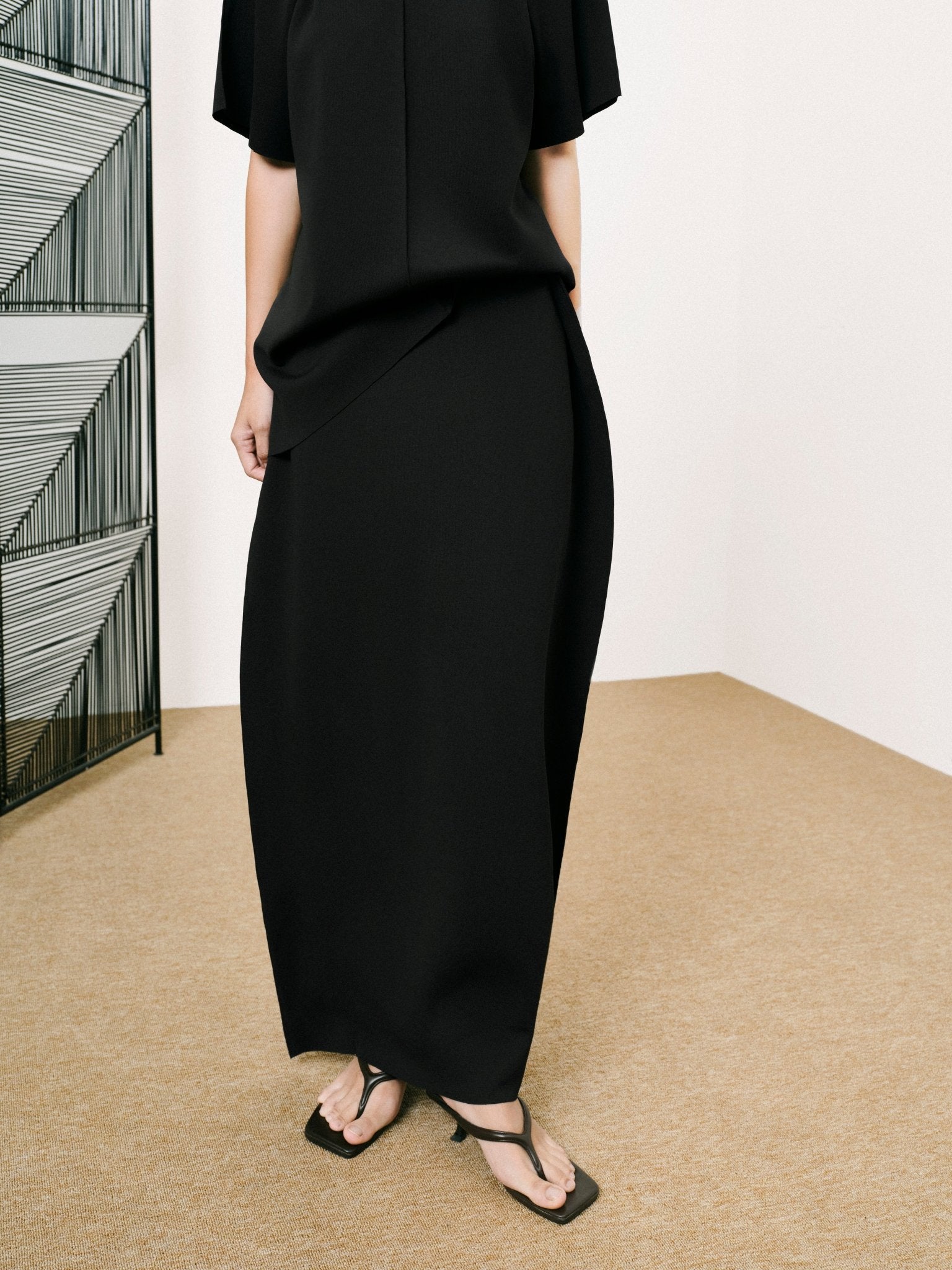 Folded Top x Column Skirt - Jadeiteth