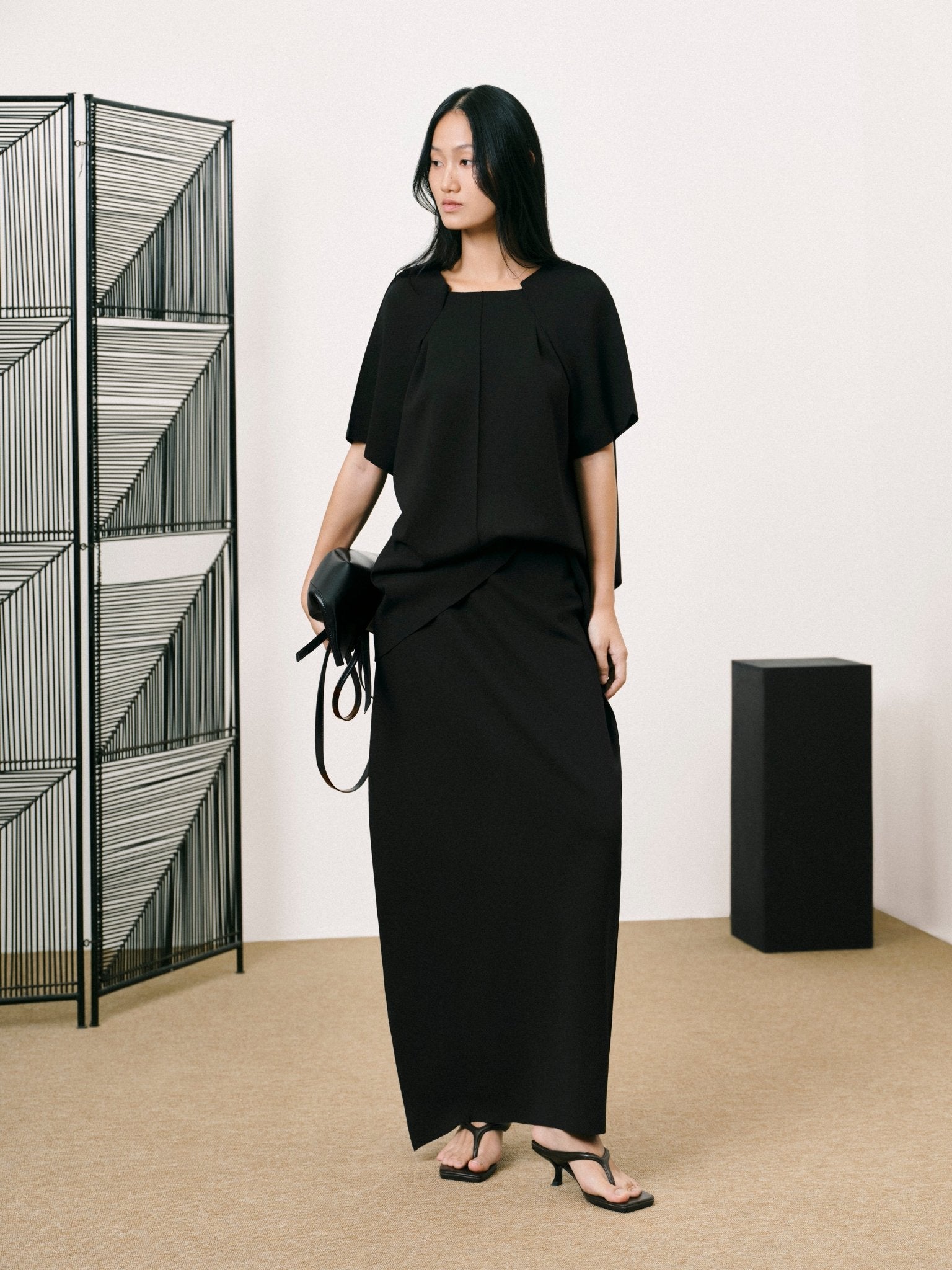 Folded Top x Column Skirt - Jadeiteth