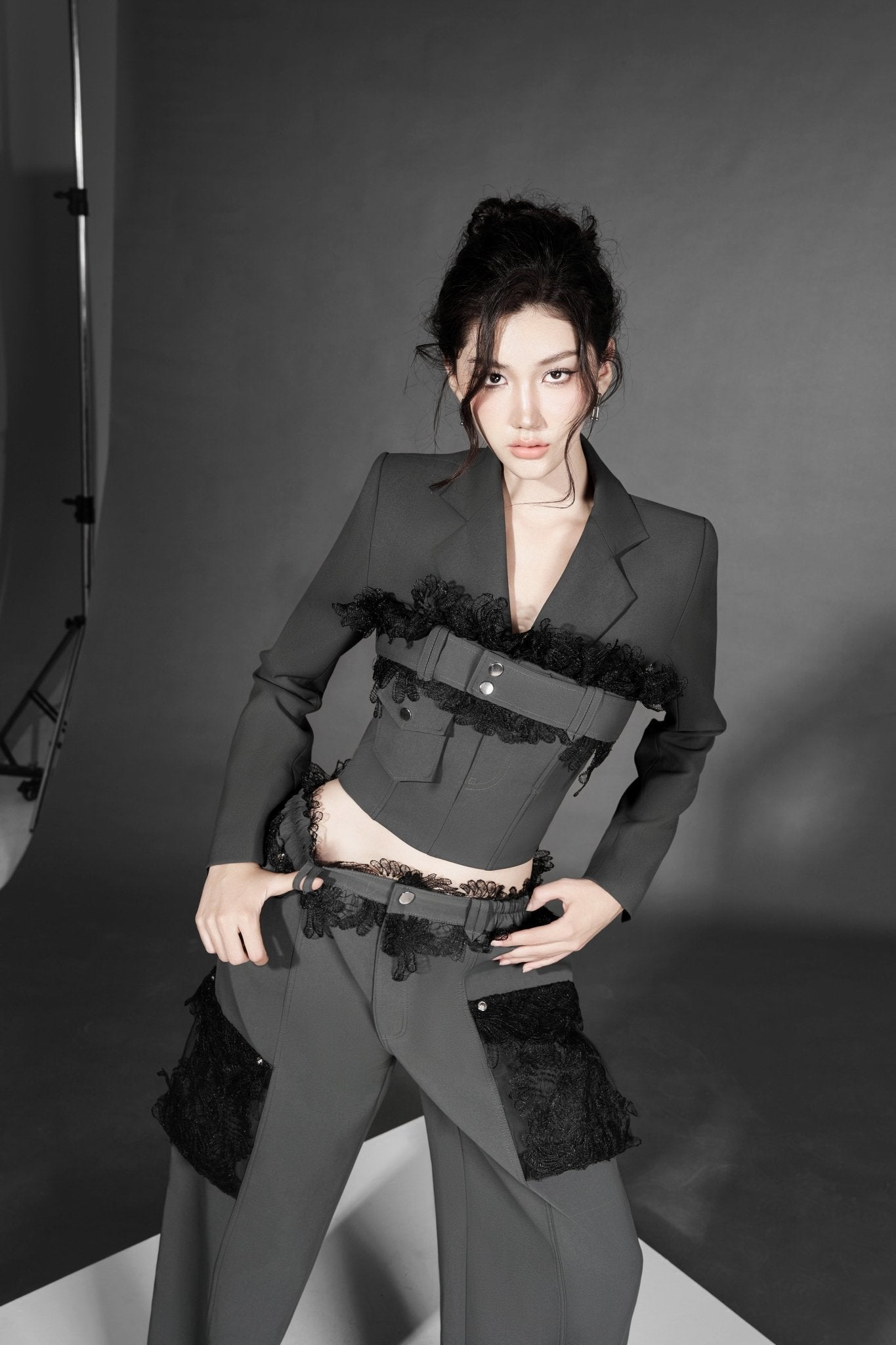 G-Boy Crop Vest x Gen Z to G Cup x Gen Z to G Pants - Jadeiteth