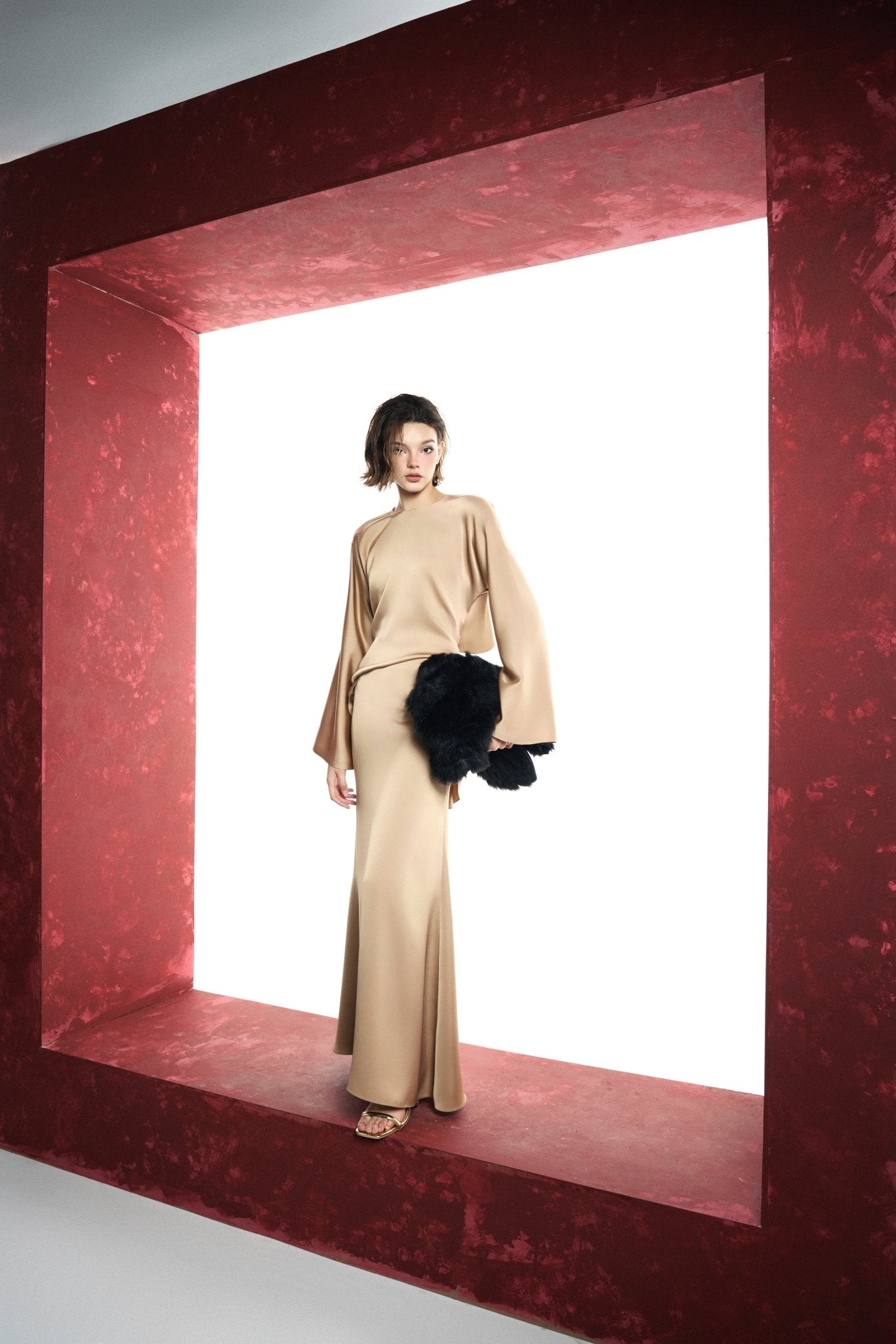 Kim N Cut-out Top & Maxi Skirt - Jadeiteth