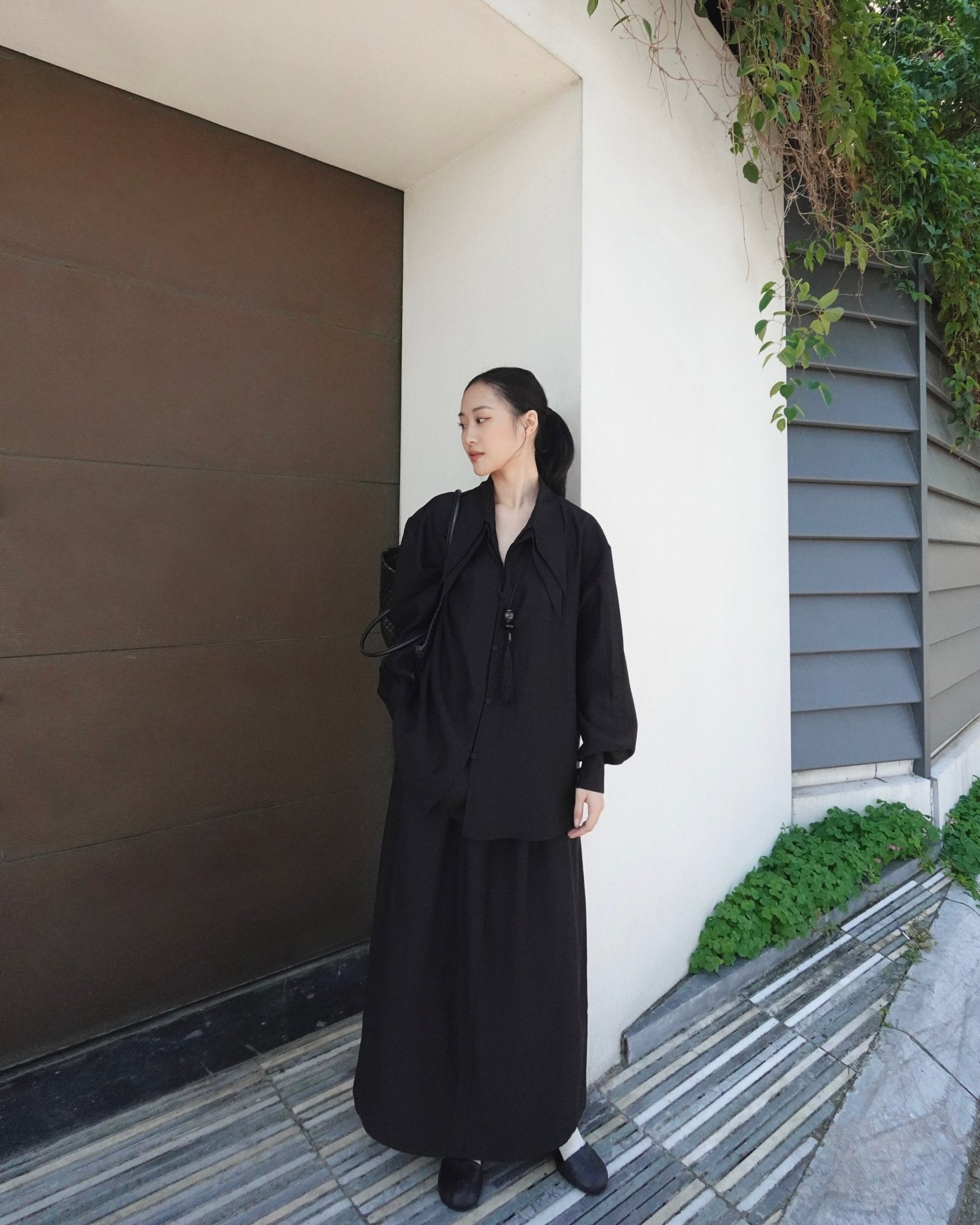 Linen Top x Layer Trousers - Jadeiteth