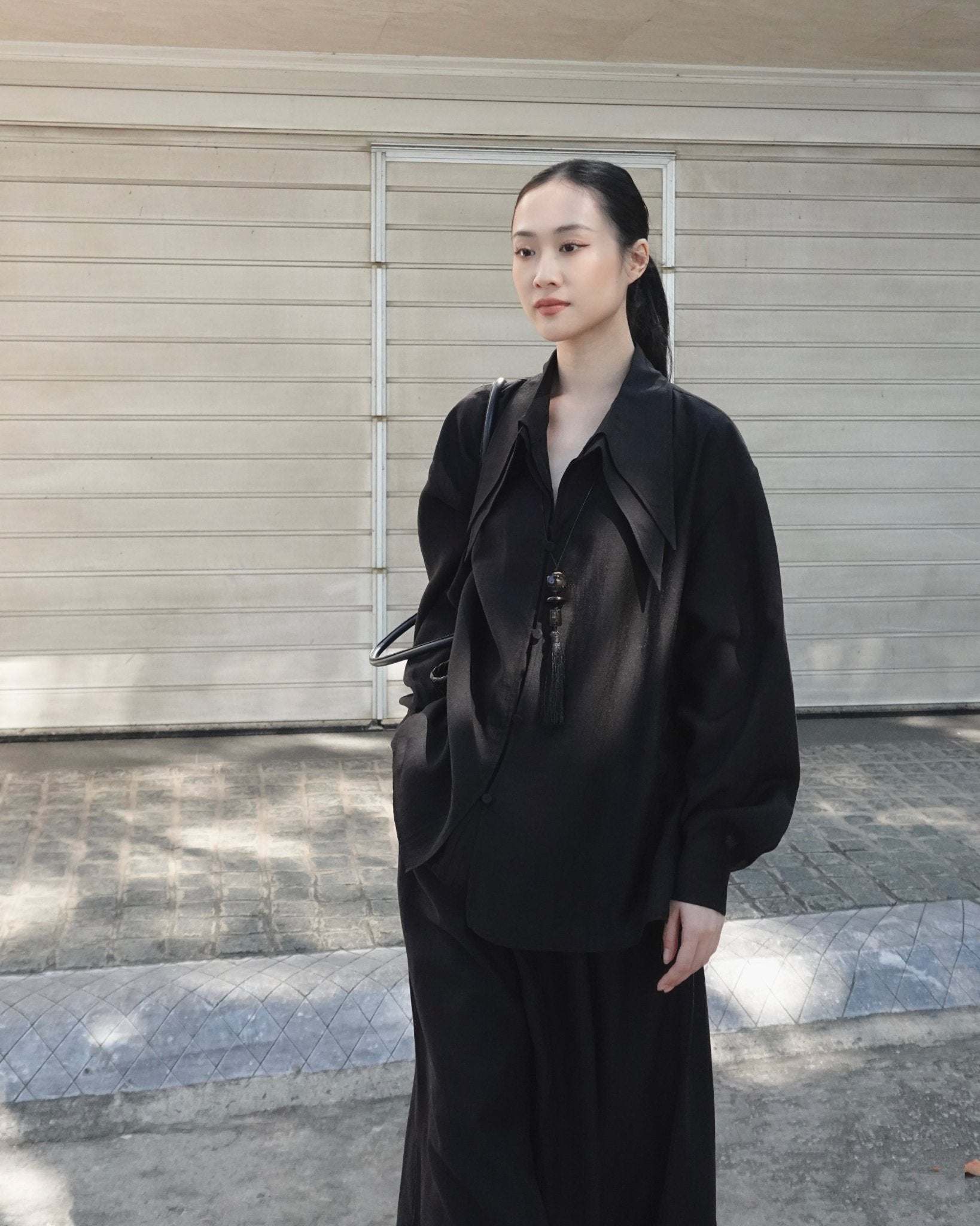 Linen Top x Layer Trousers - Jadeiteth