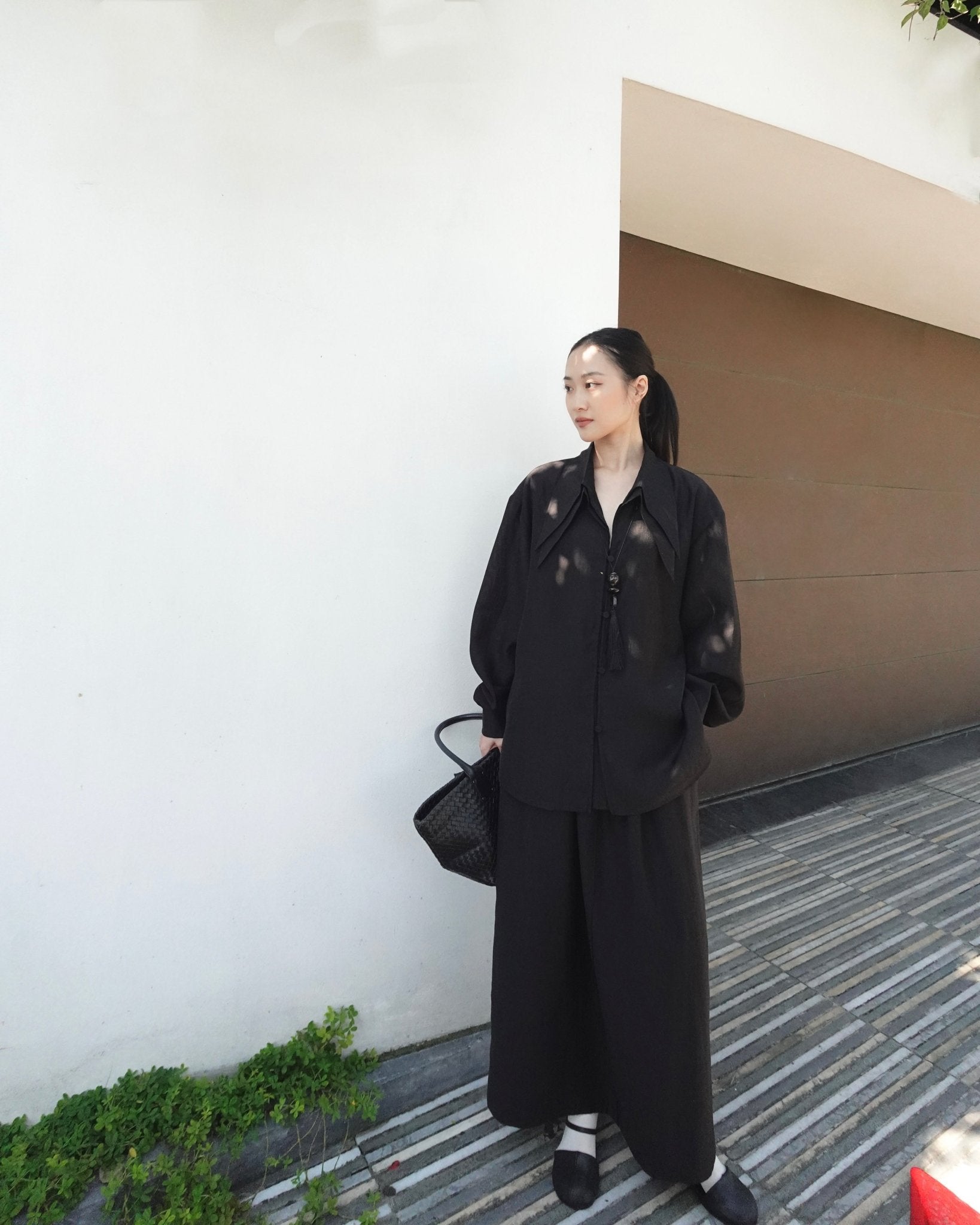 Linen Top x Layer Trousers - Jadeiteth
