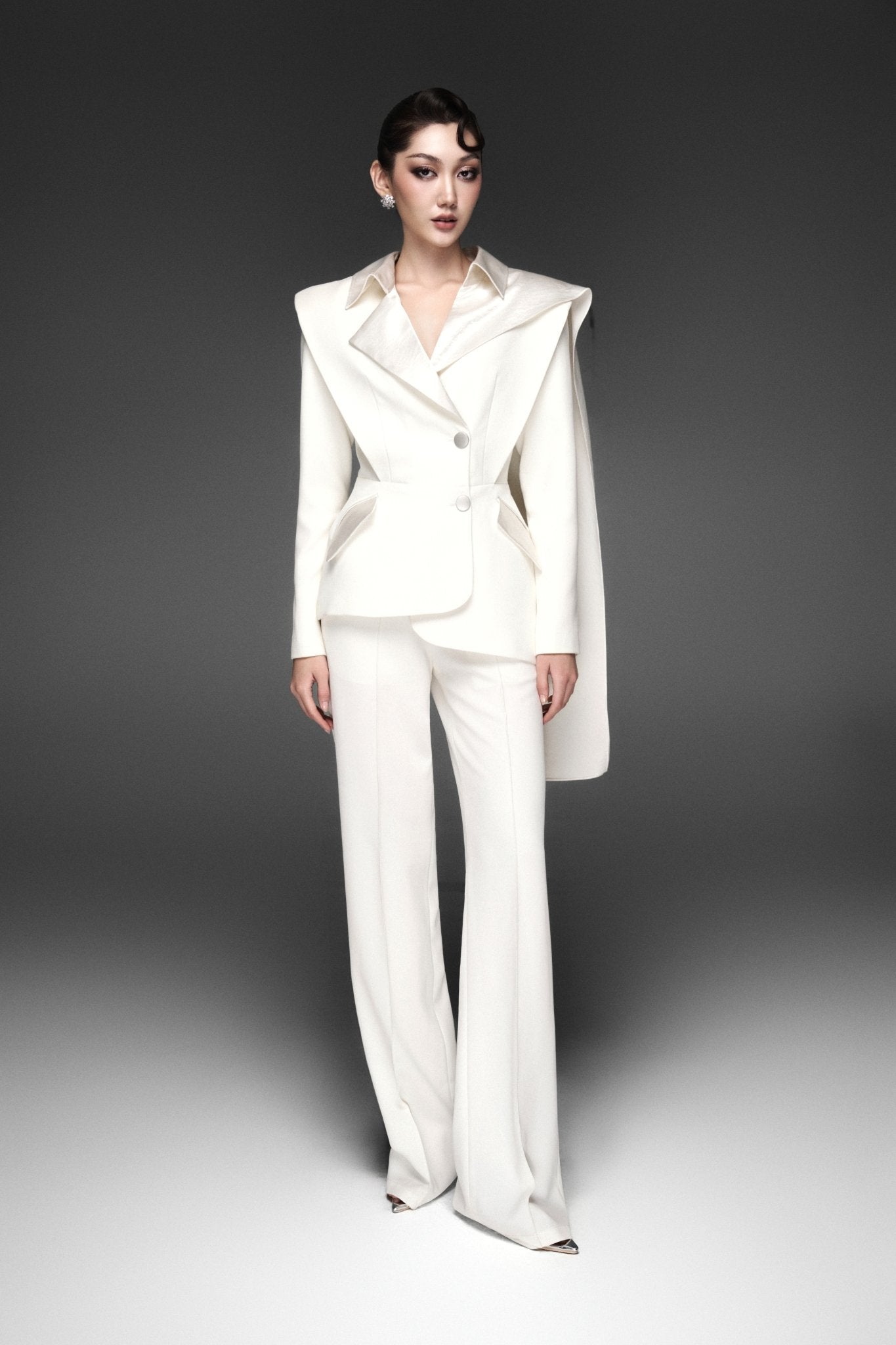 Mirage Cape Blazer x Desert Line Pants - Jadeiteth