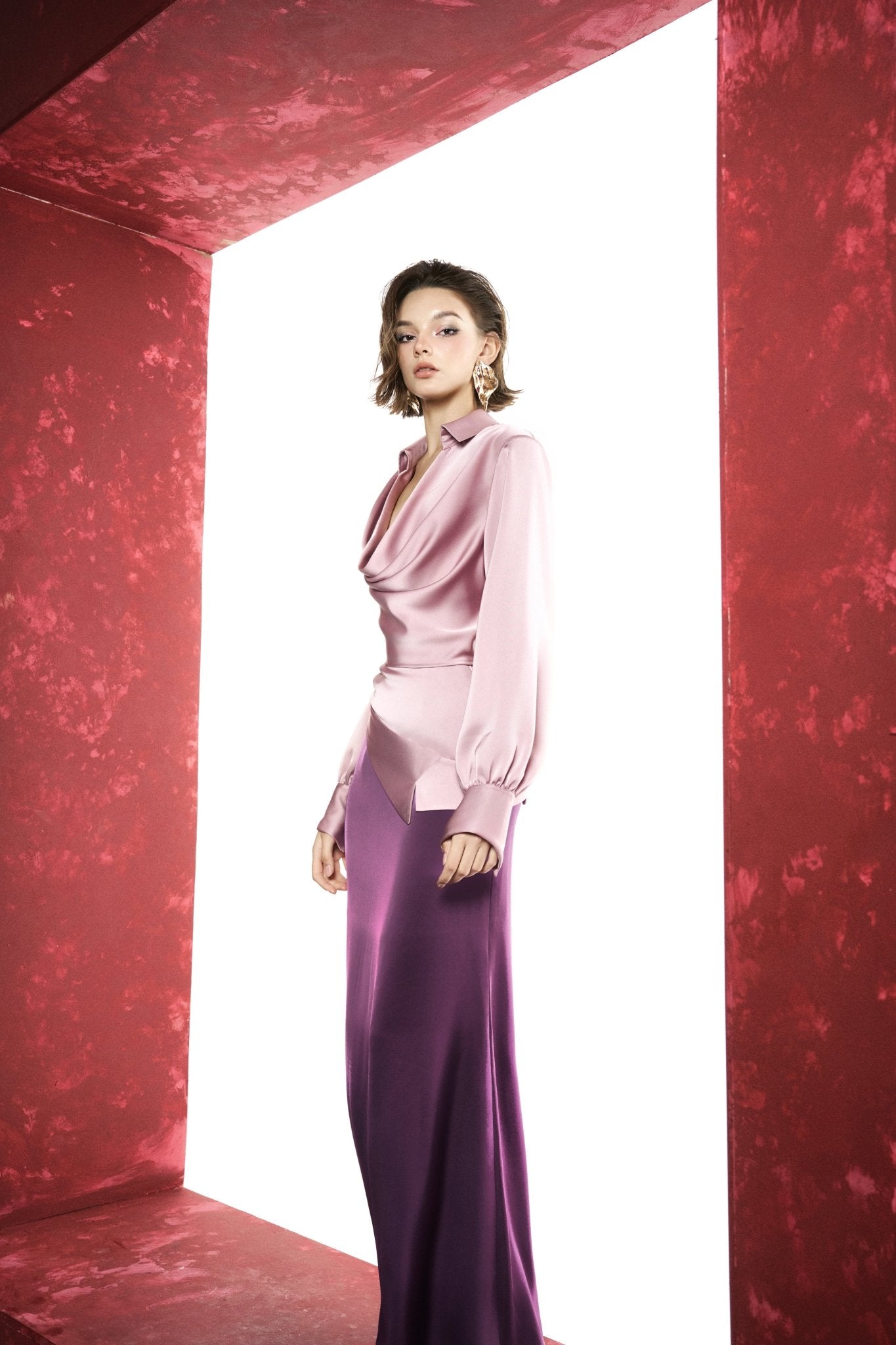 Pina Soft Shirt & Pina V Skirt - Jadeiteth