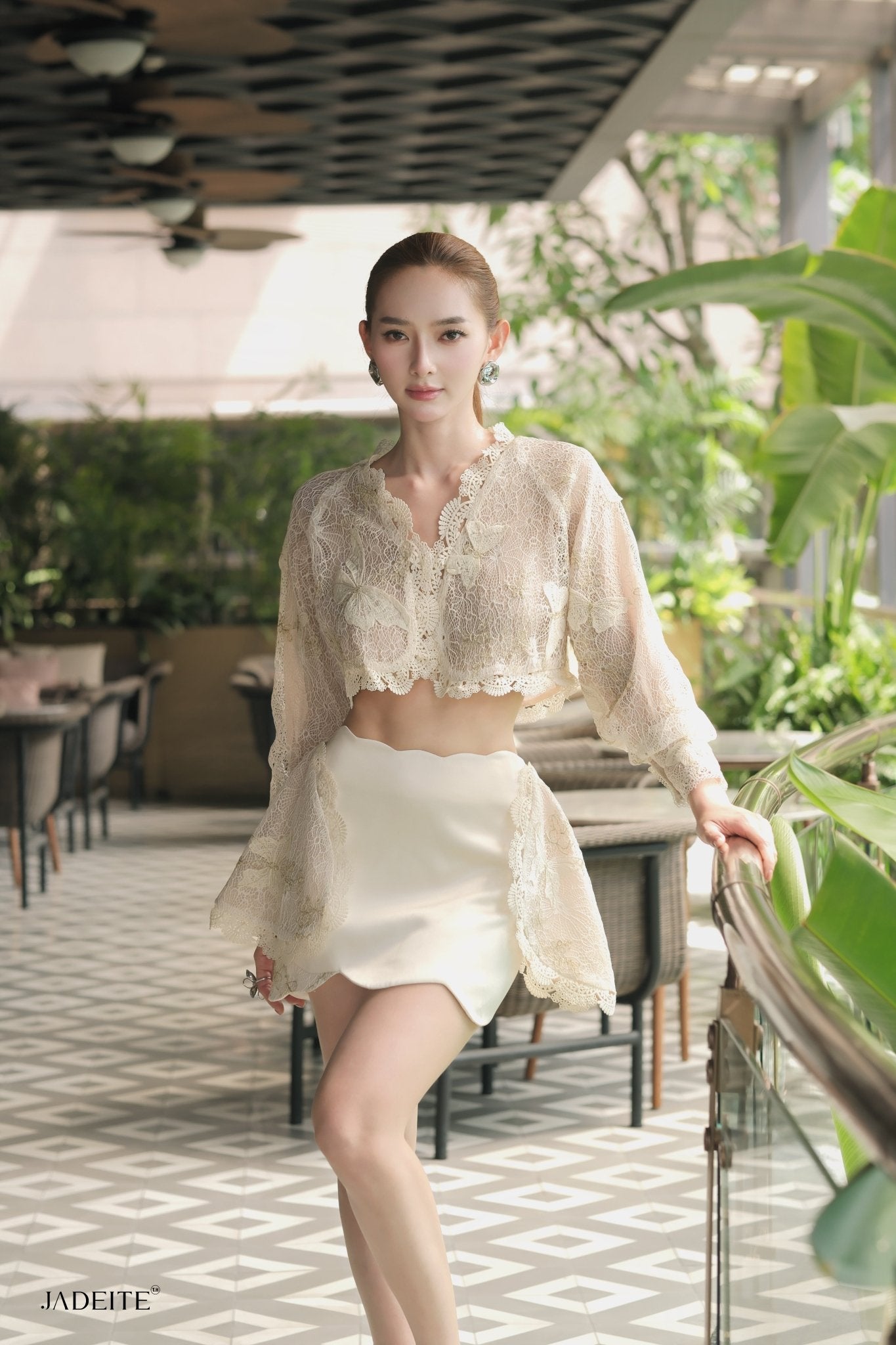 Remy-Wave Croptop x Remy-Wave Skirt - Jadeiteth