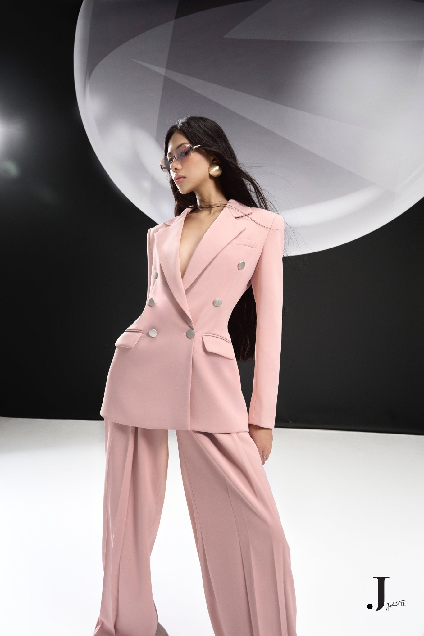 Rose Pink Vest x Rose Pink Pants - Jadeiteth