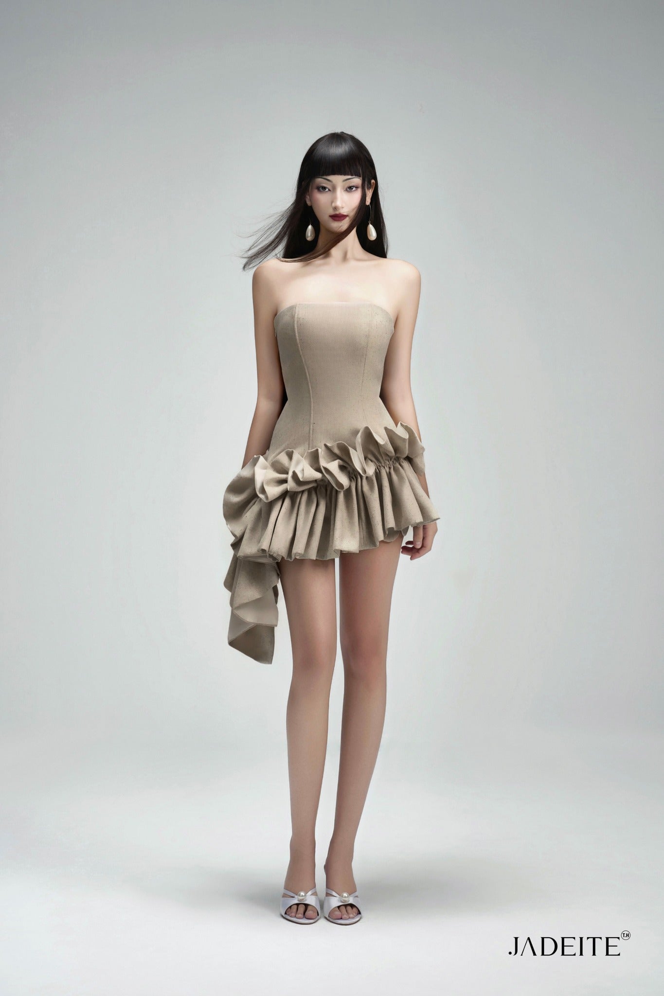 Seaweed N Strapless Dress - Jadeiteth