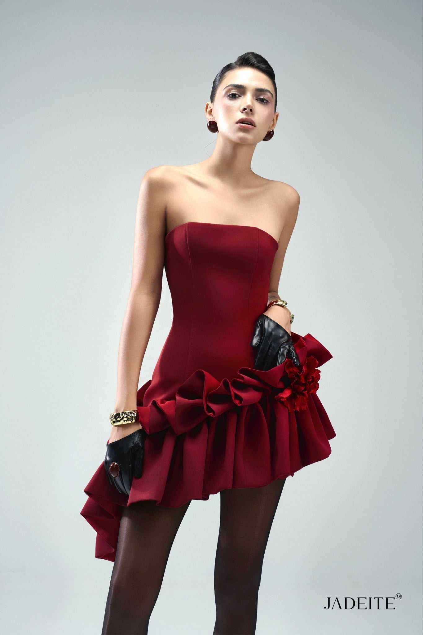 Seaweed R Strapless Dress - Jadeiteth
