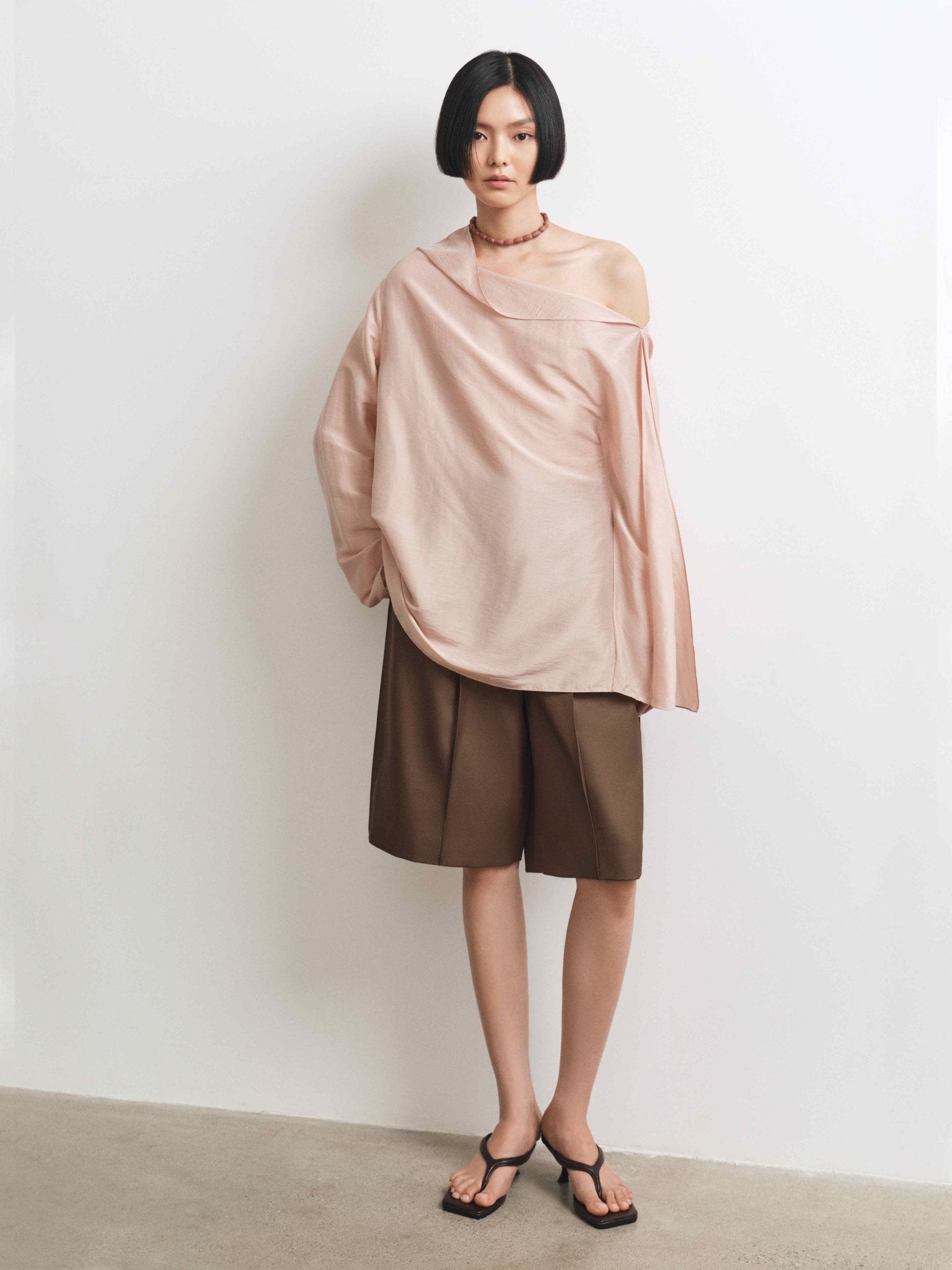 Shift Top & Barrel Short Set – Effortless Summer Elegance - Jadeiteth