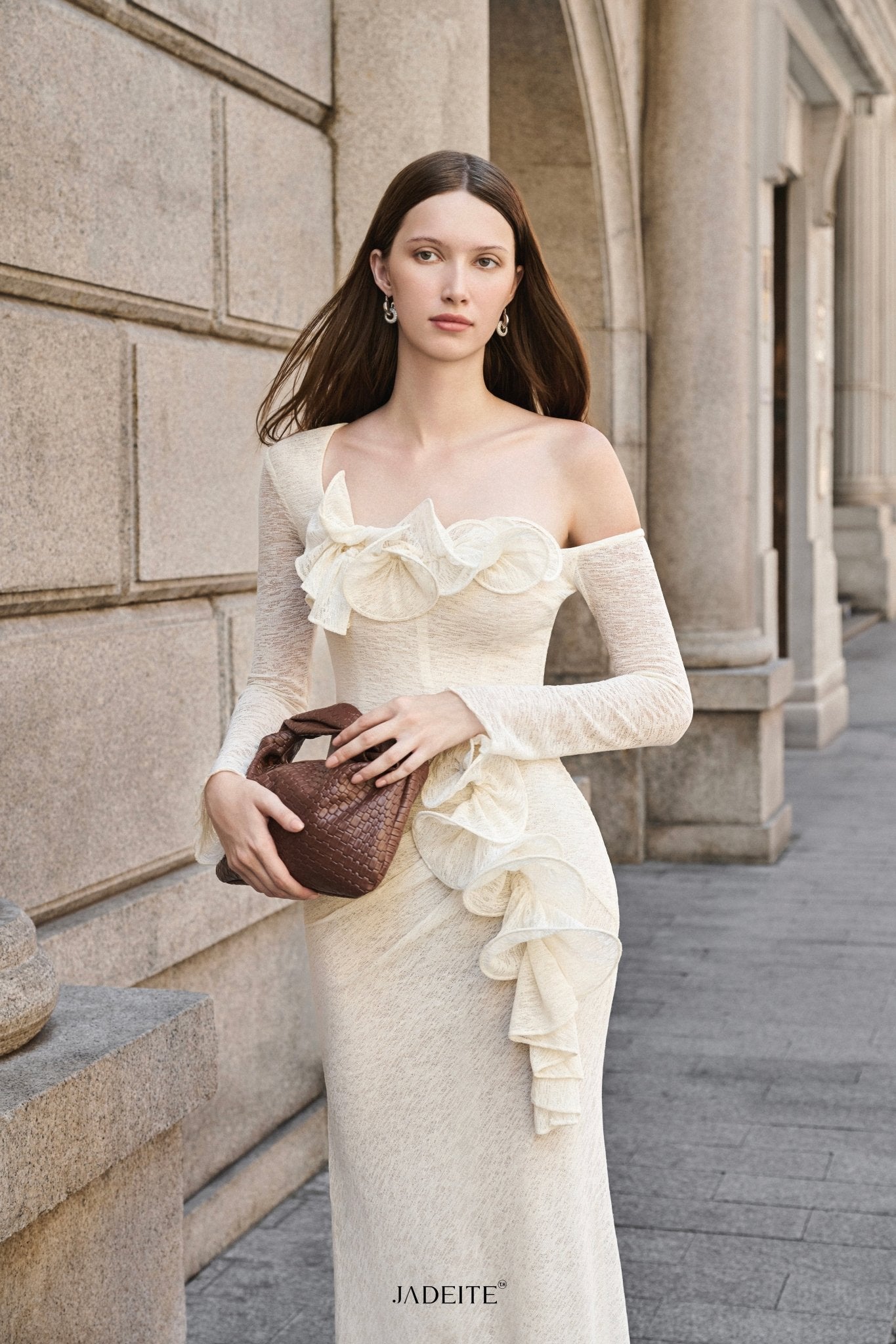 Silent Ivory Bloom Dress - Jadeiteth
