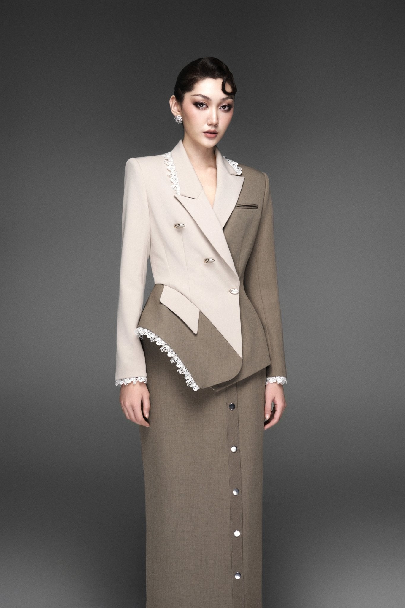 Silent Structure Vest Set & Dune Linear Structure Trousers - Jadeiteth