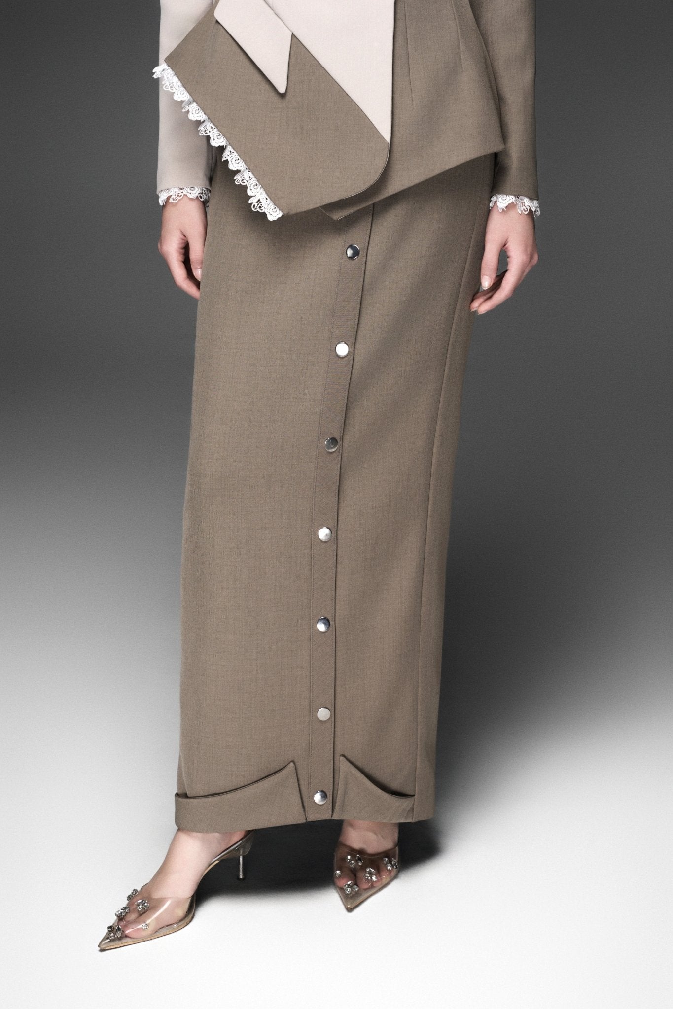 Silent Structure Vest Set & Dune Linear Structure Trousers - Jadeiteth