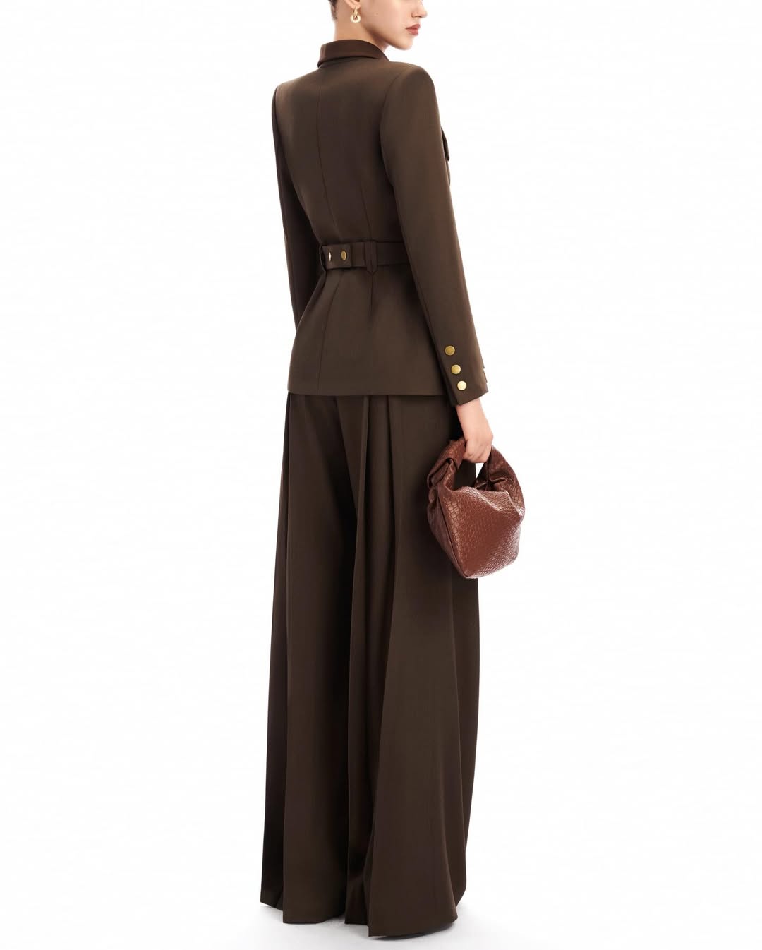 Structure Bespoke Long-Sleeved Blazer & Wide Bespoke Pants - Jadeiteth
