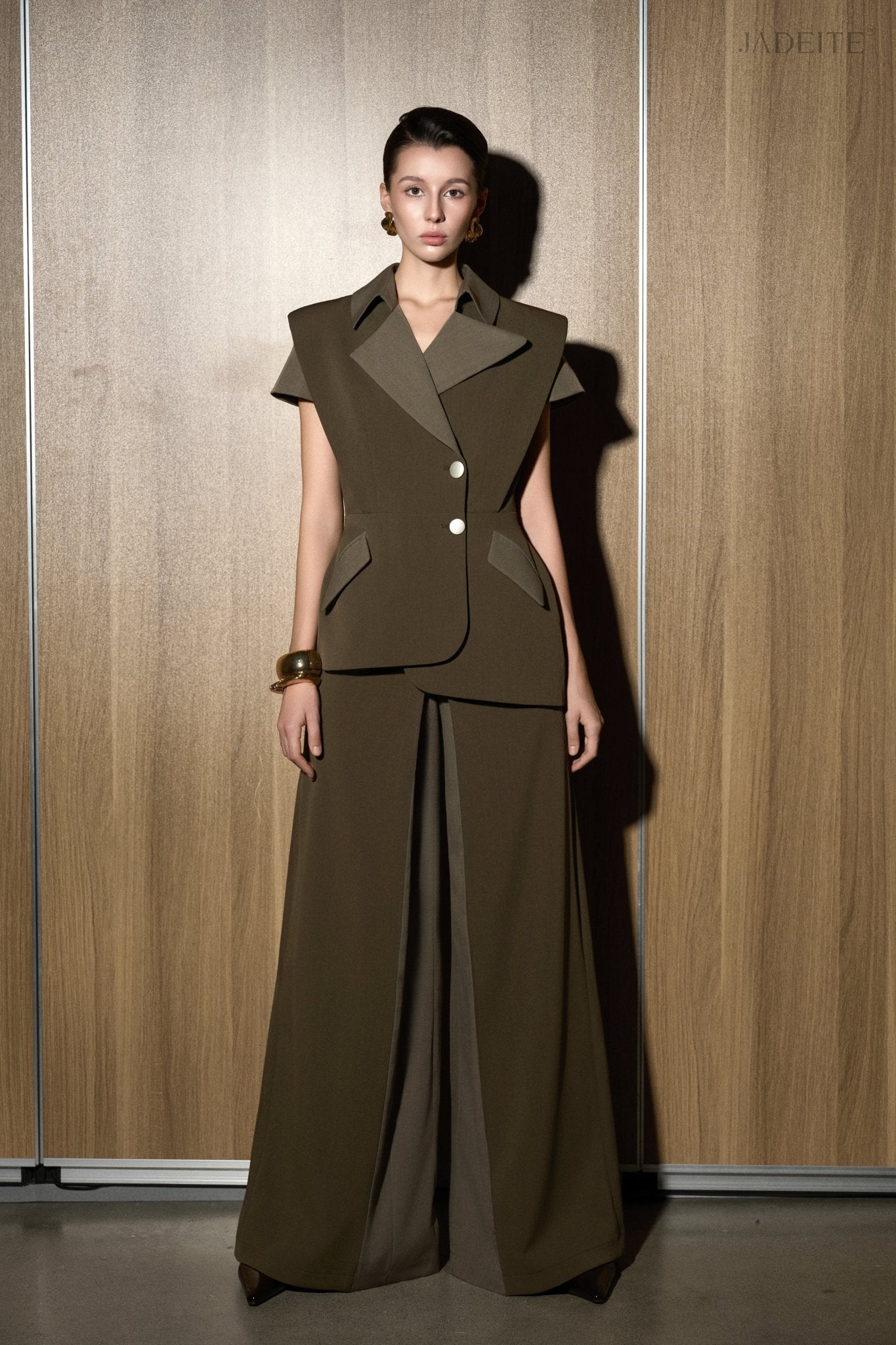 Structure Moss 2-Side Gilet Vest x Moss 2-Side Pants - Jadeiteth