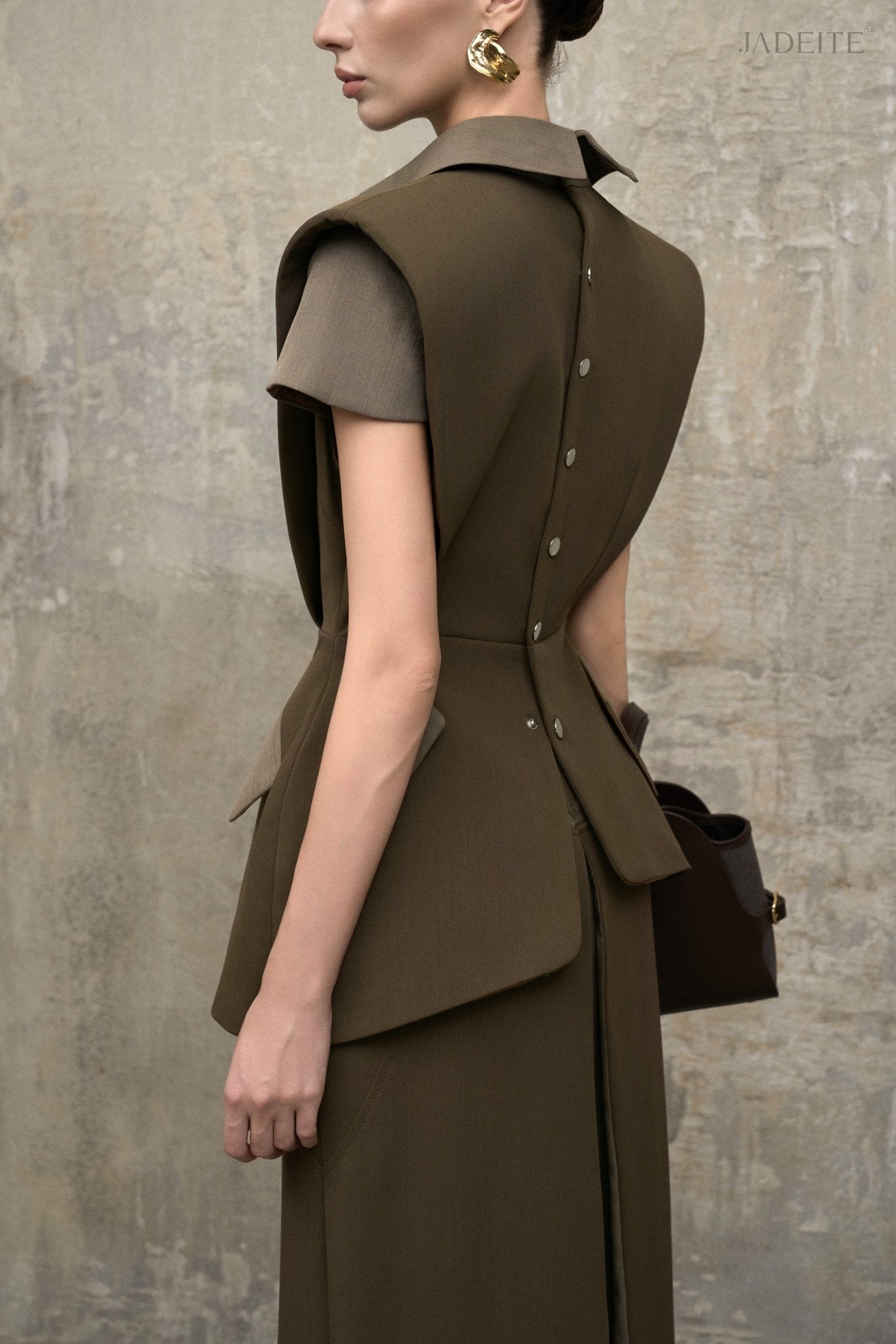 Structure Moss 2-Side Gilet Vest x Moss 2-Side Pants - Jadeiteth