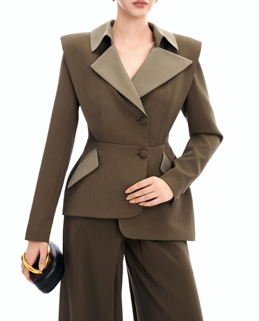 Structure Moss 2-Side Long Sleeve Vest x Moss 2-Side Pants - Jadeiteth