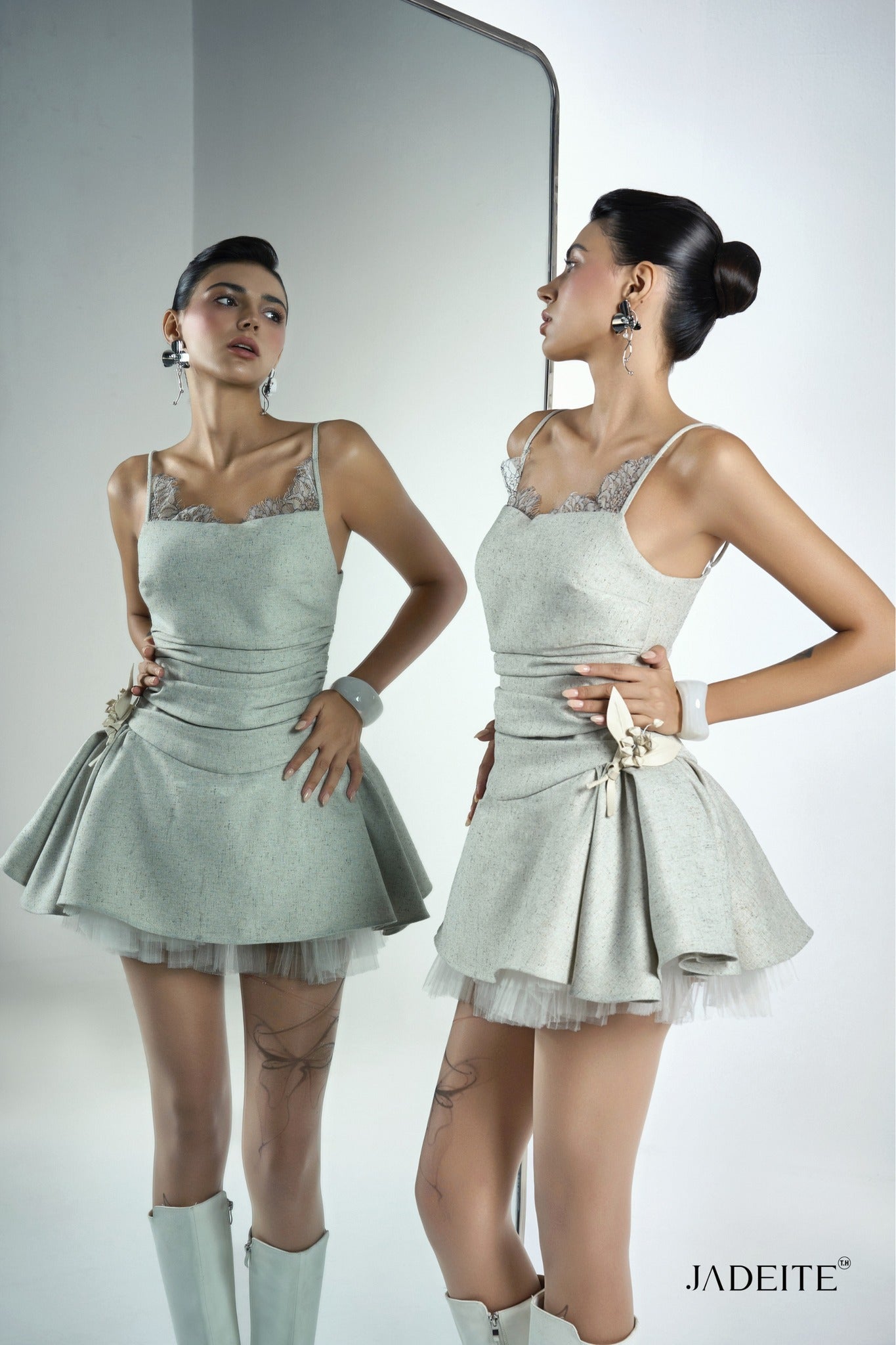 Sugar N Pop Mini Dress & Bell Flower - Jadeiteth