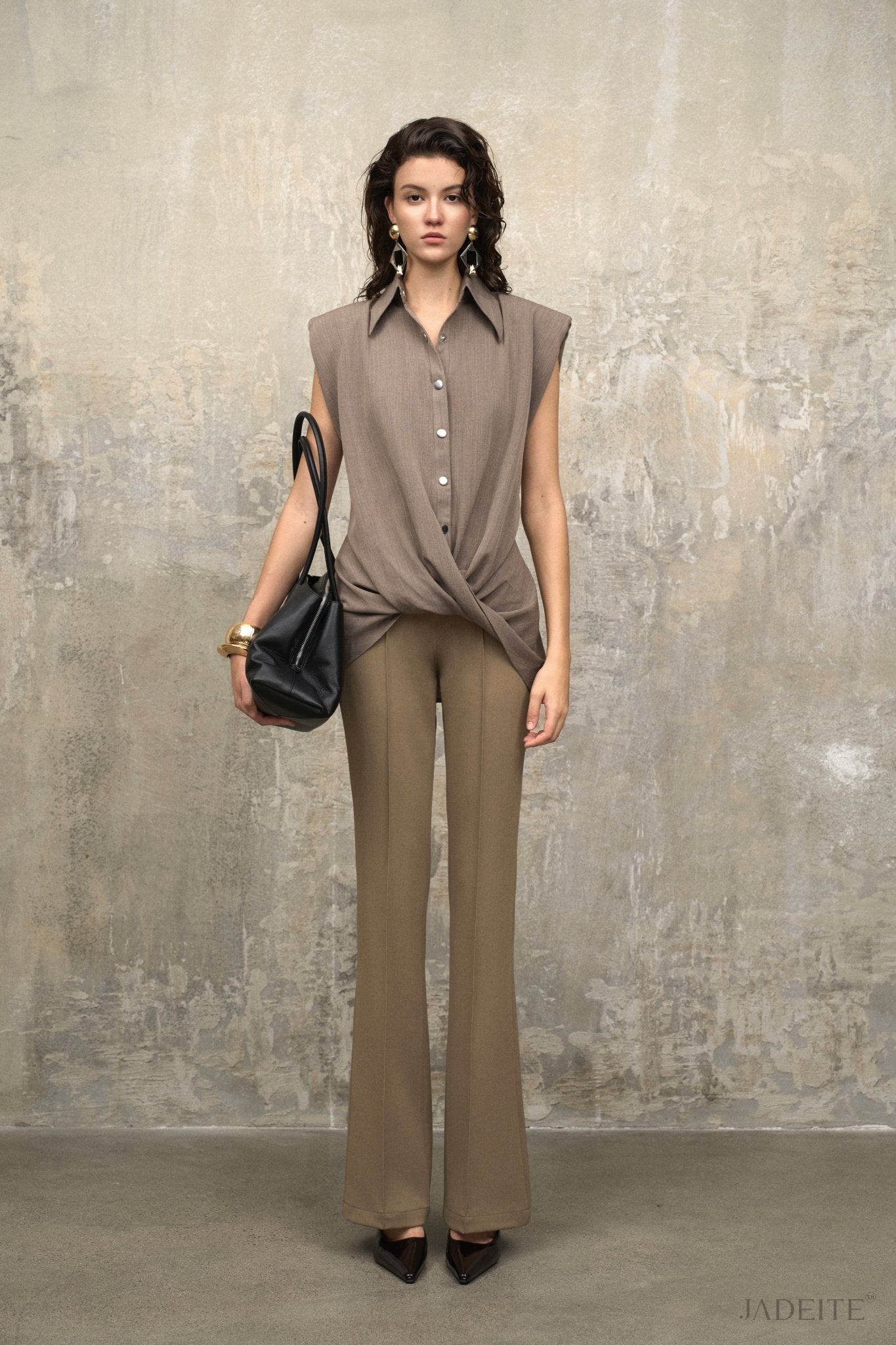 Twist Shirt x Olive Mist Pants - Jadeiteth