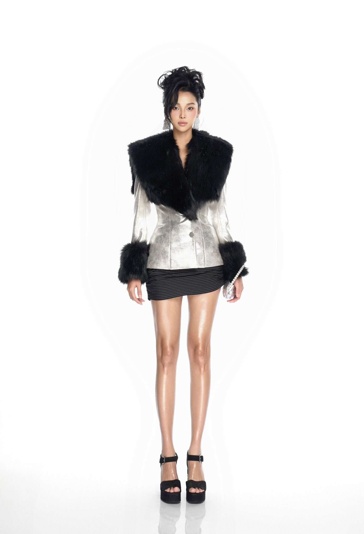 Vagabond Vest & Line Mini Skirt - Jadeiteth