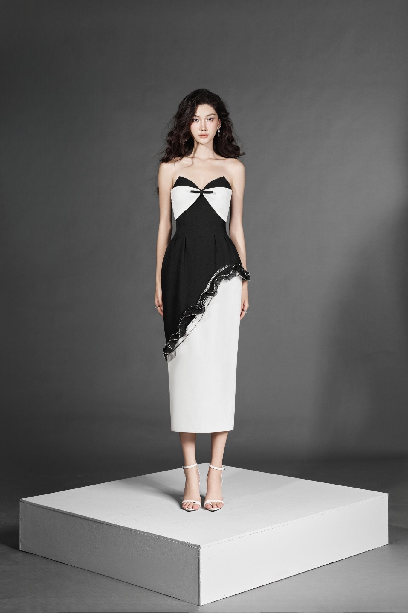 Valentine Dress White and Red - Jadeiteth