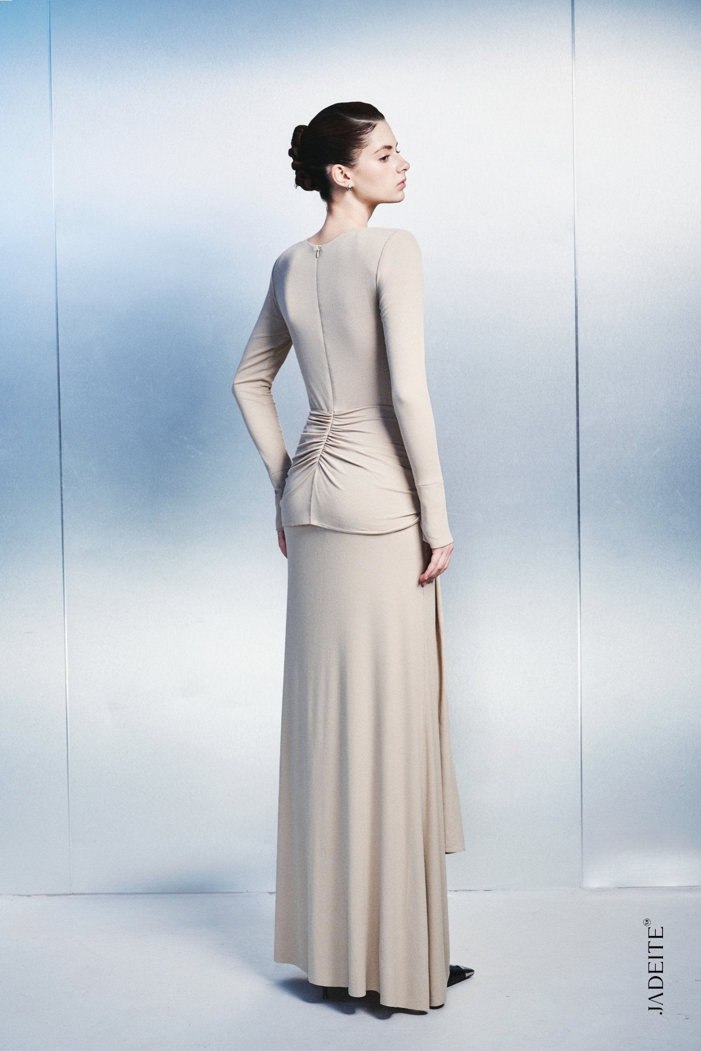 Wave beige dress - Jadeiteth